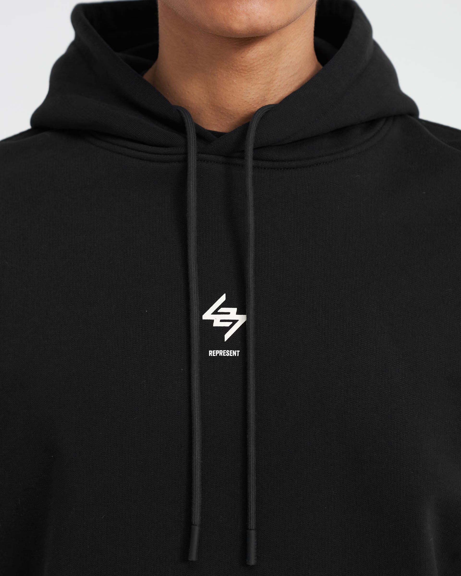 247 OVERSIZED HOODIE JET BLACK
