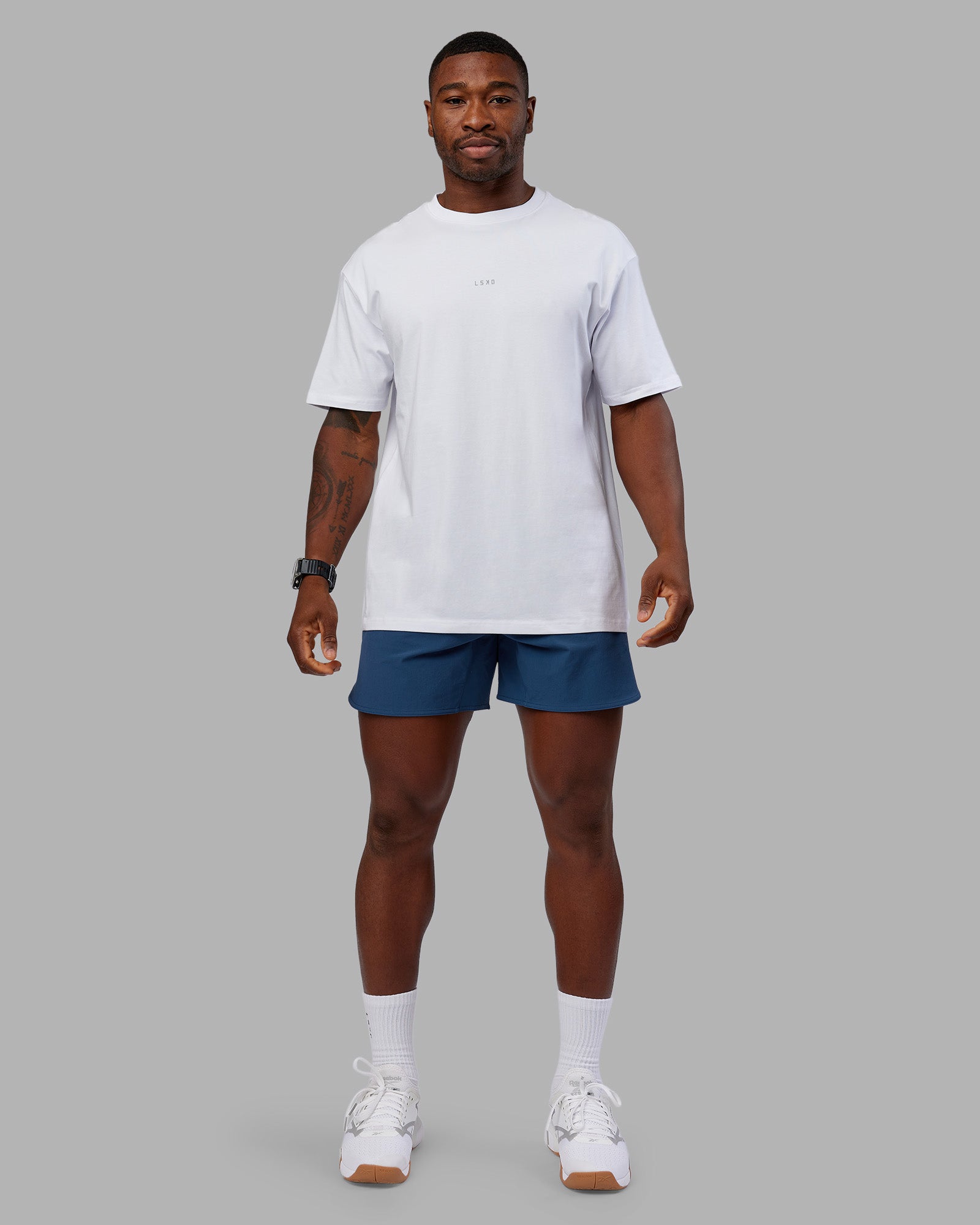 LSKD BASE FLXCOTTON TEE OVERSIZED - WHITE - image 16