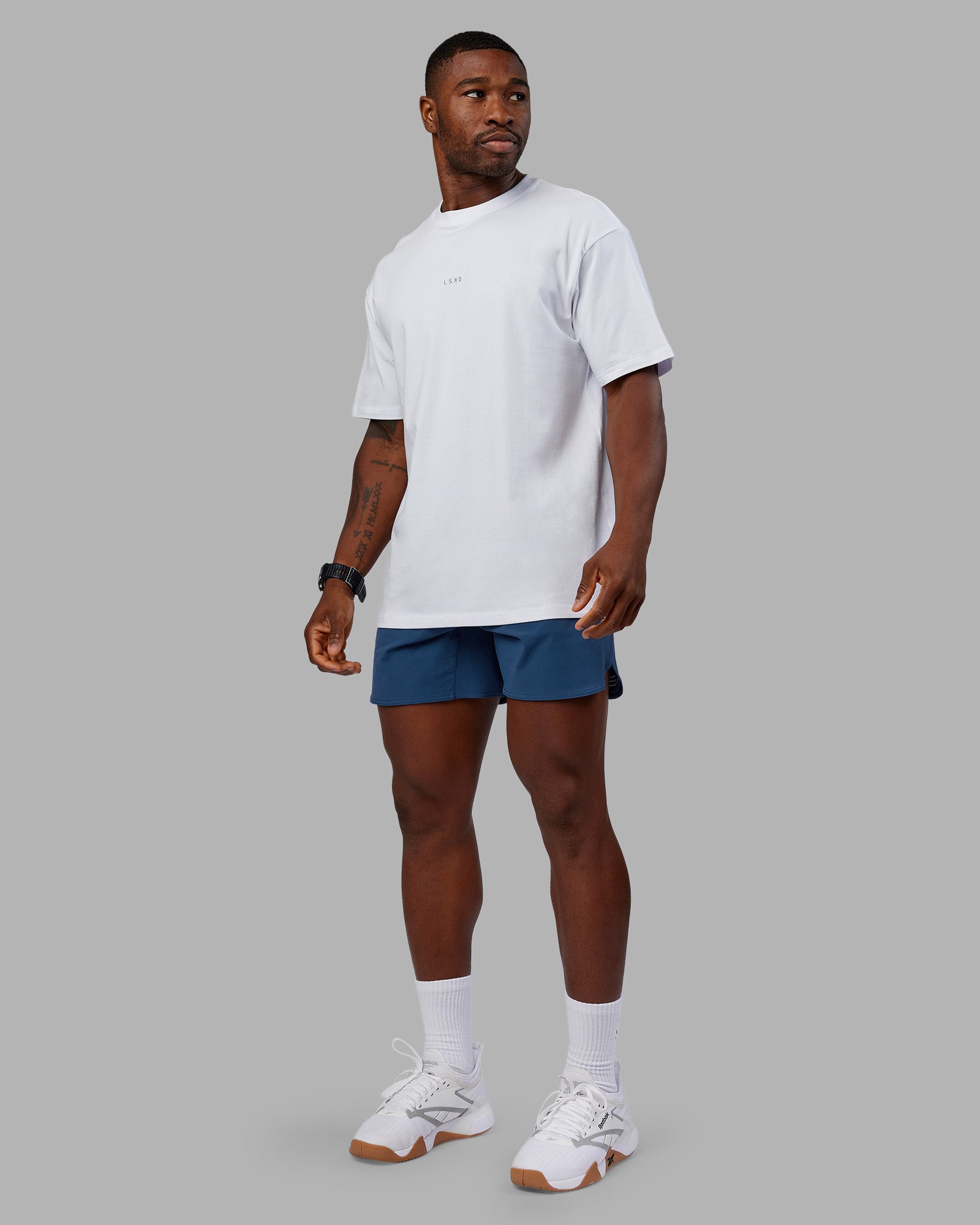 LSKD BASE FLXCOTTON TEE OVERSIZED - WHITE - image 13