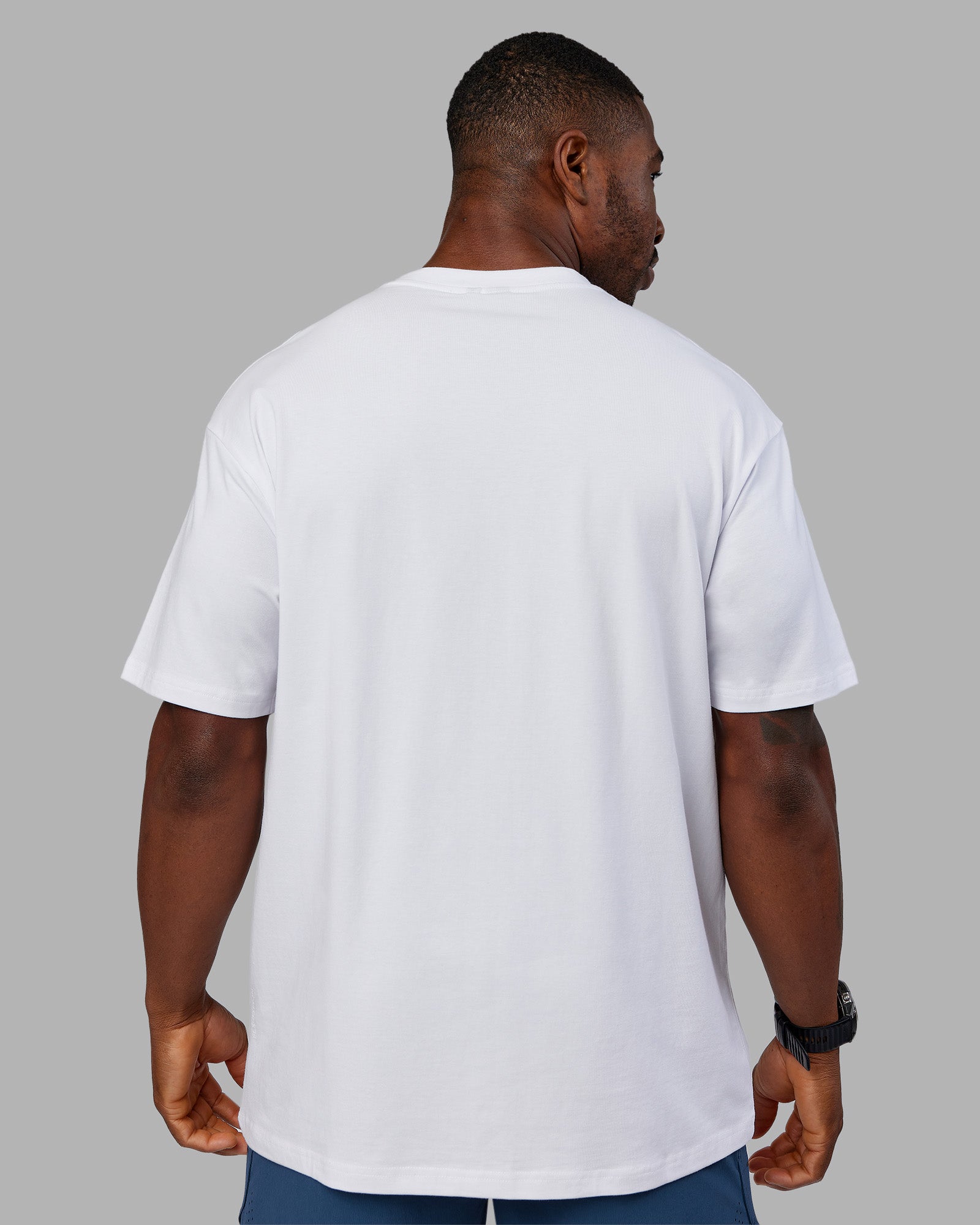 LSKD BASE FLXCOTTON TEE OVERSIZED - WHITE - image 14
