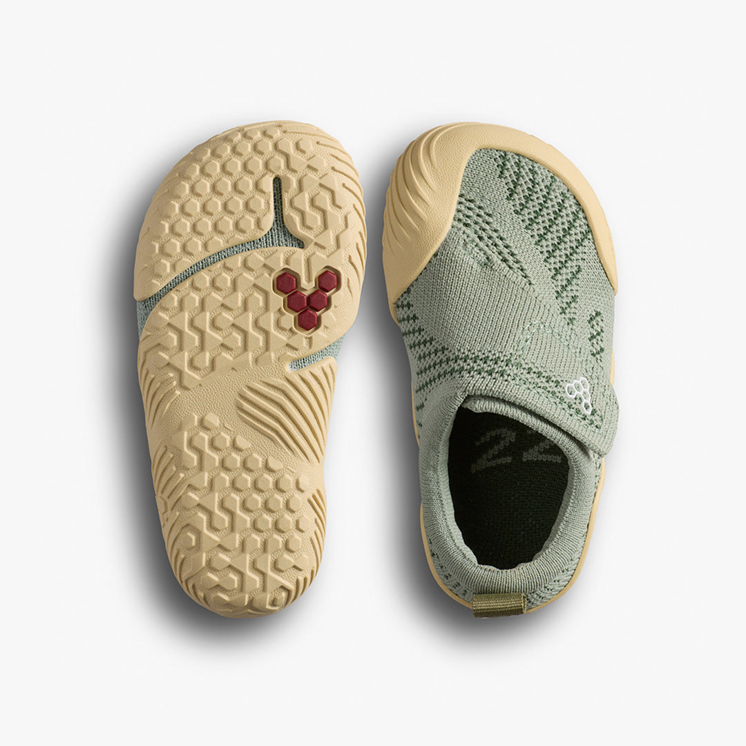 MOTUS KNIT TODDLERS GLACIAL GREEN - Vivobarefoot