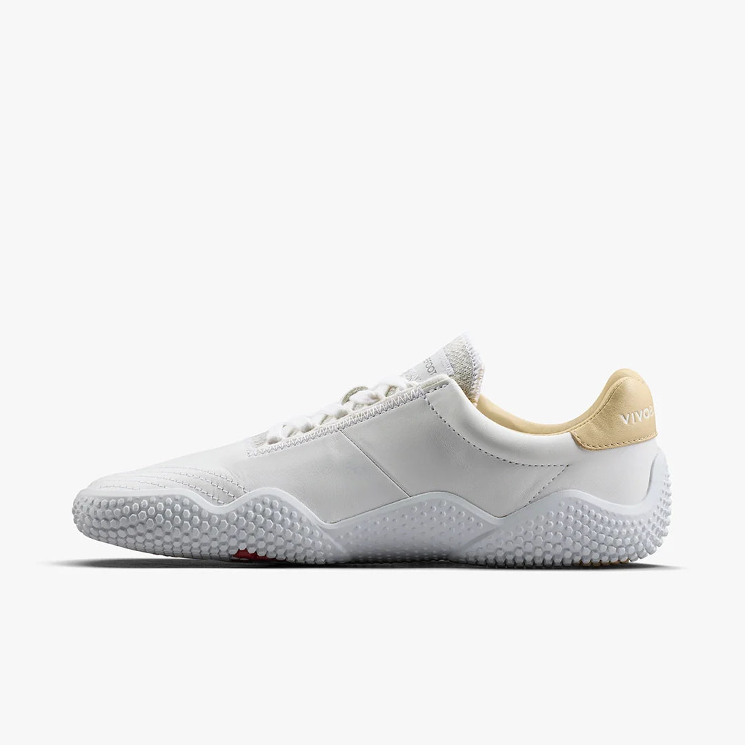 MOTUS STUDIO SNEAKER LEATHER WOMENS BRIGHT WHITE - Vivobarefoot