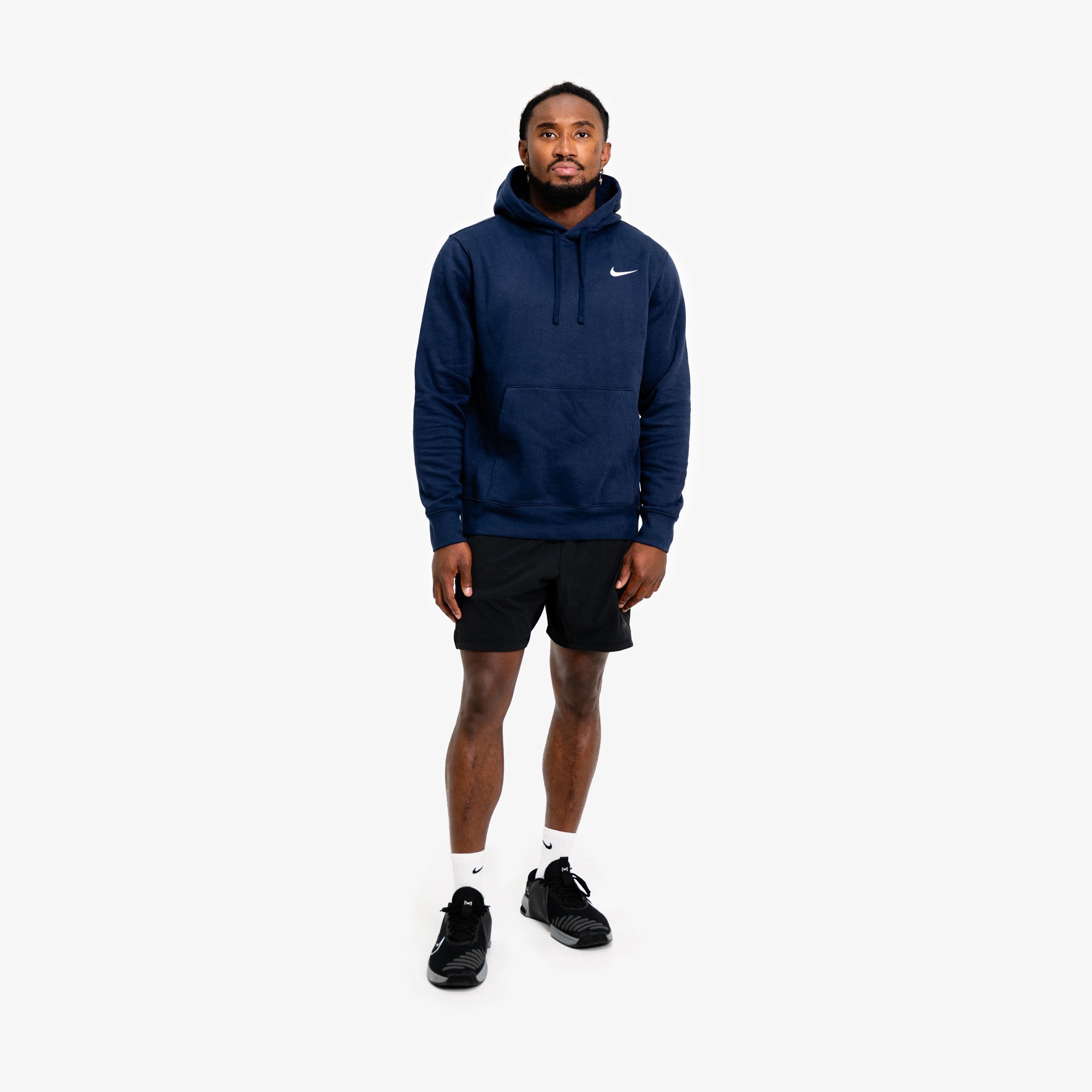 NIKE S&C HOODIE UNISEX NAVY/WHITE