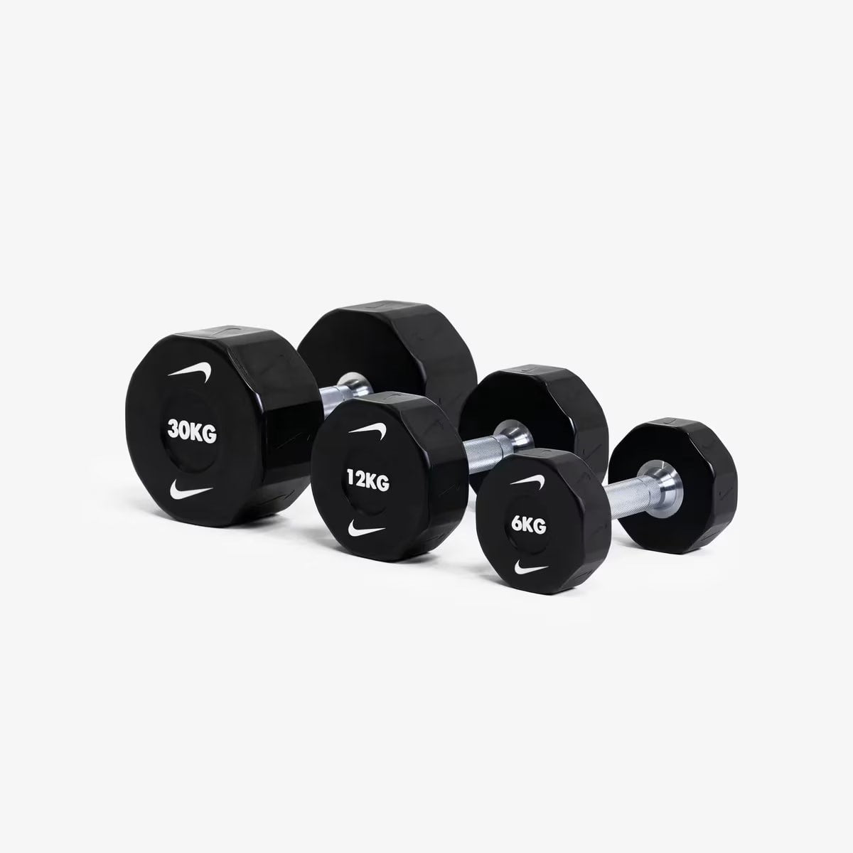 NIKE URETHANE DUMBBELL BLACK/WHITE