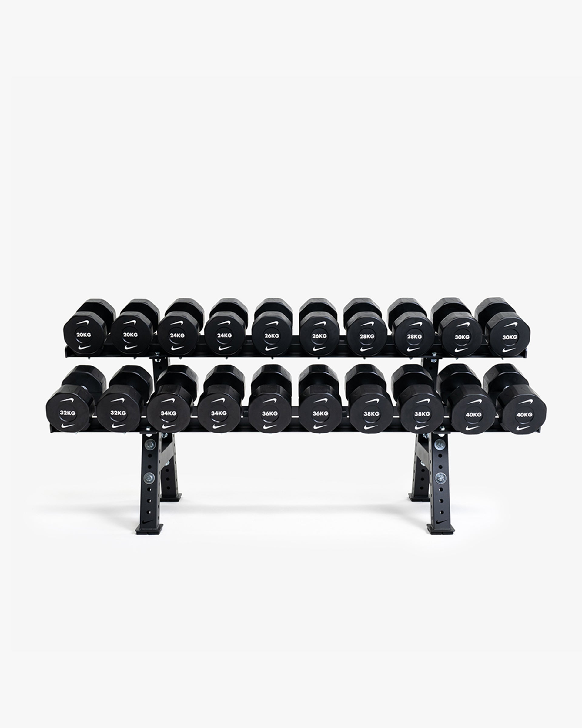 NIKE URETHANE DUMBBELL RACK - BUNDLE BLACK
