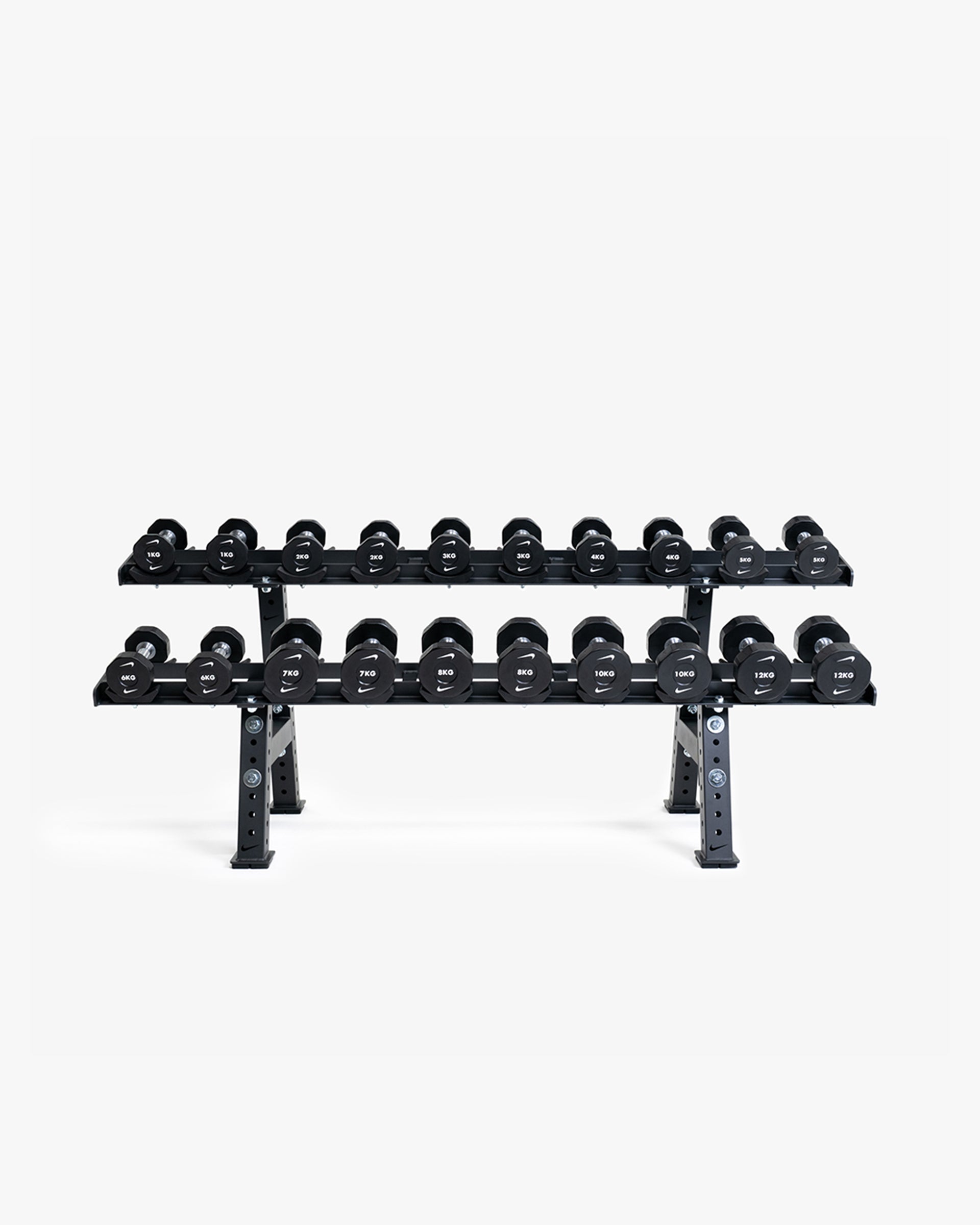 NIKE URETHANE DUMBBELL RACK - BUNDLE BLACK