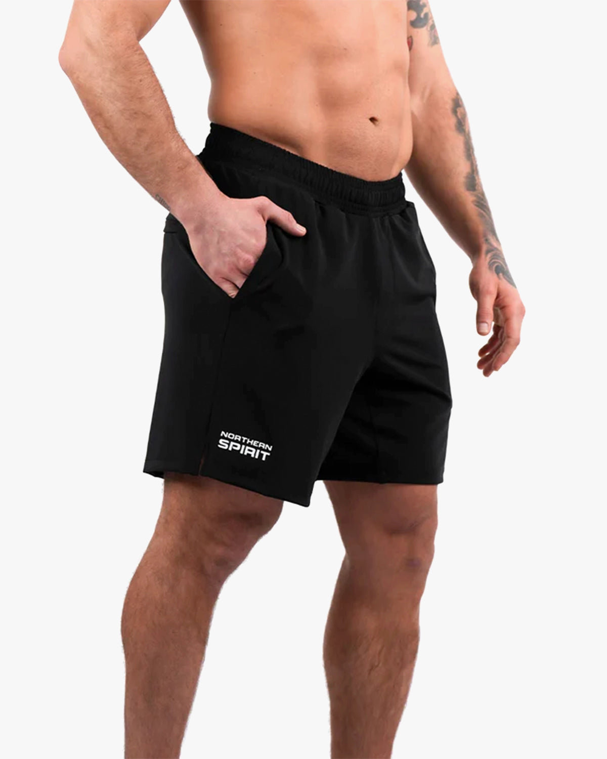 NORTHERN SPIRIT MEN HUNTER SHORTS CROSSFIT- BLACK