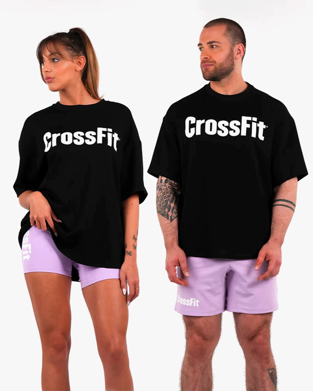 NORTHERN SPIRIT UNISEX  SMURF OVERSIZED TSHIRT CROSSFIT BLACK