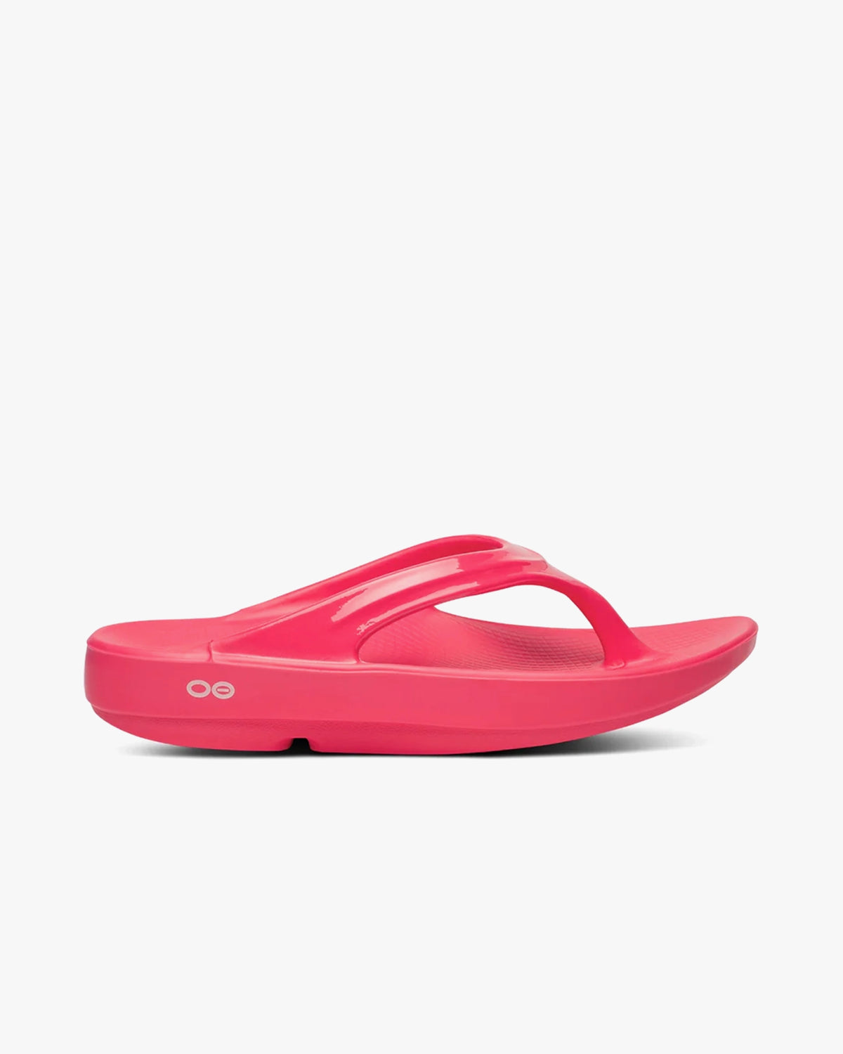 OOFOS UNISEX OOAHH SLIDE SANDALS  - NEON BERRY