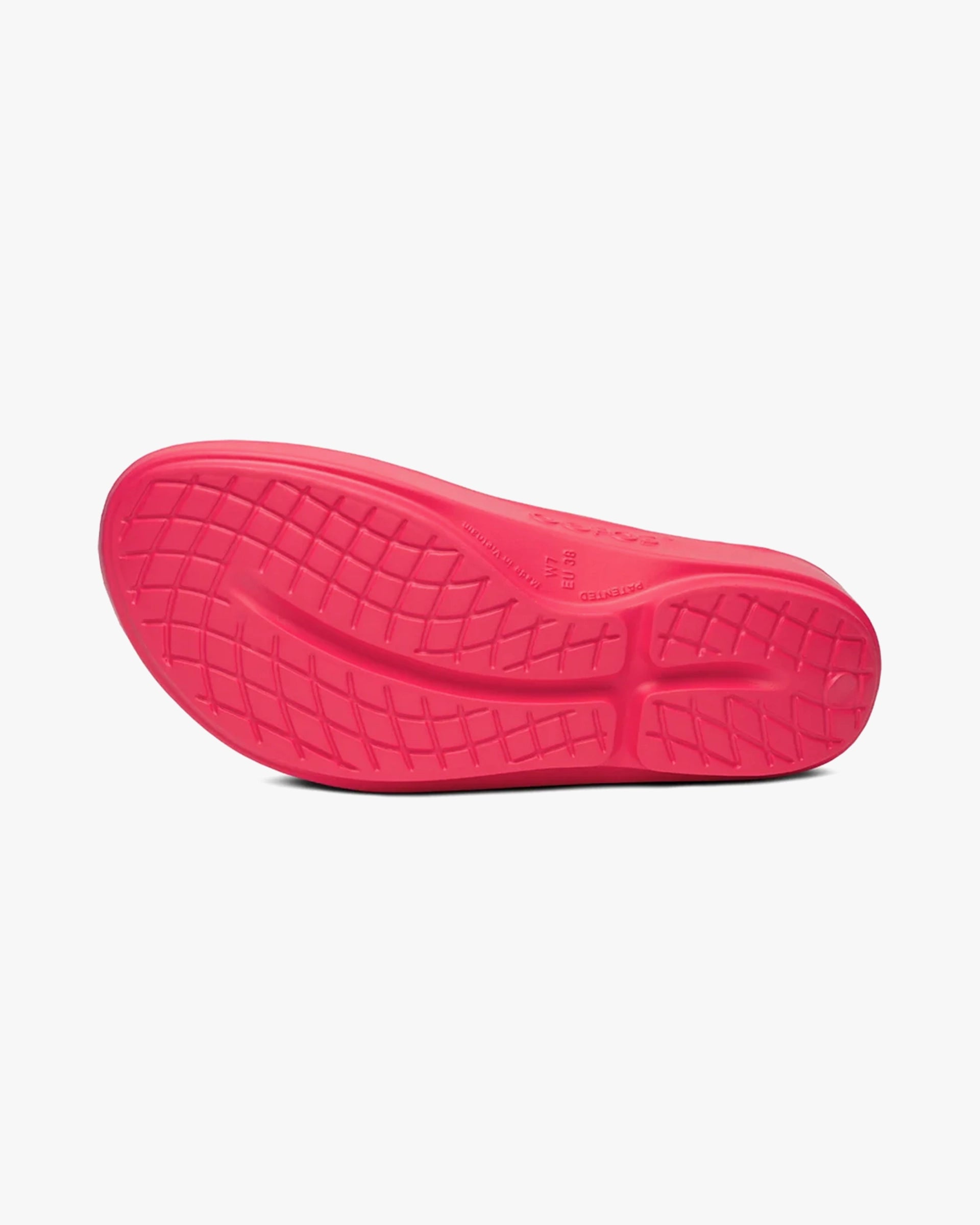 OOFOS UNISEX OOAHH SLIDE SANDALS  - NEON BERRY
