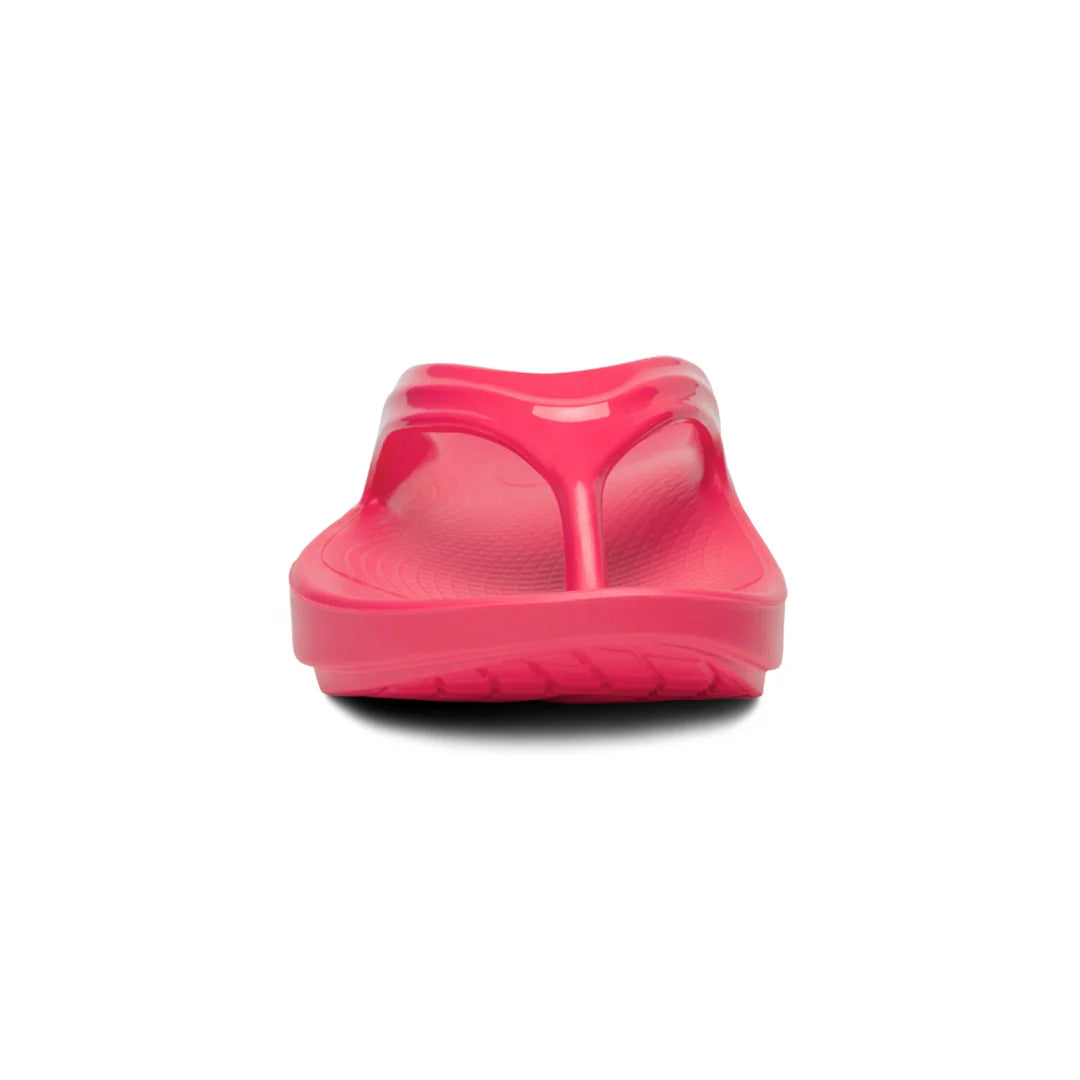 OOFOS UNISEX OOLALA THONG SPORTS SANDALS - NEON BERRY - Sole Therapy