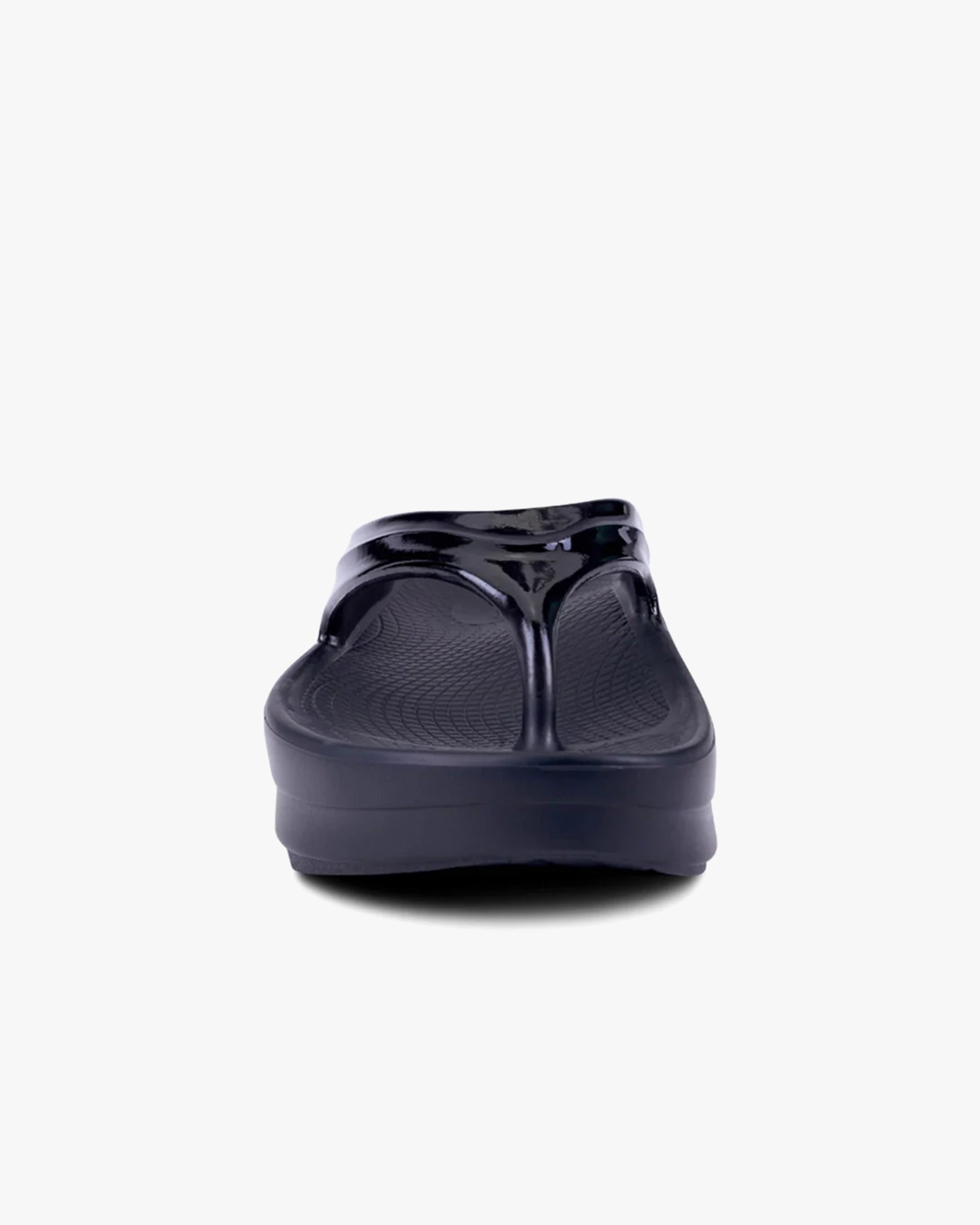 OOFOS UNISEX OOMEGA THONG  SANDALS - BLACK