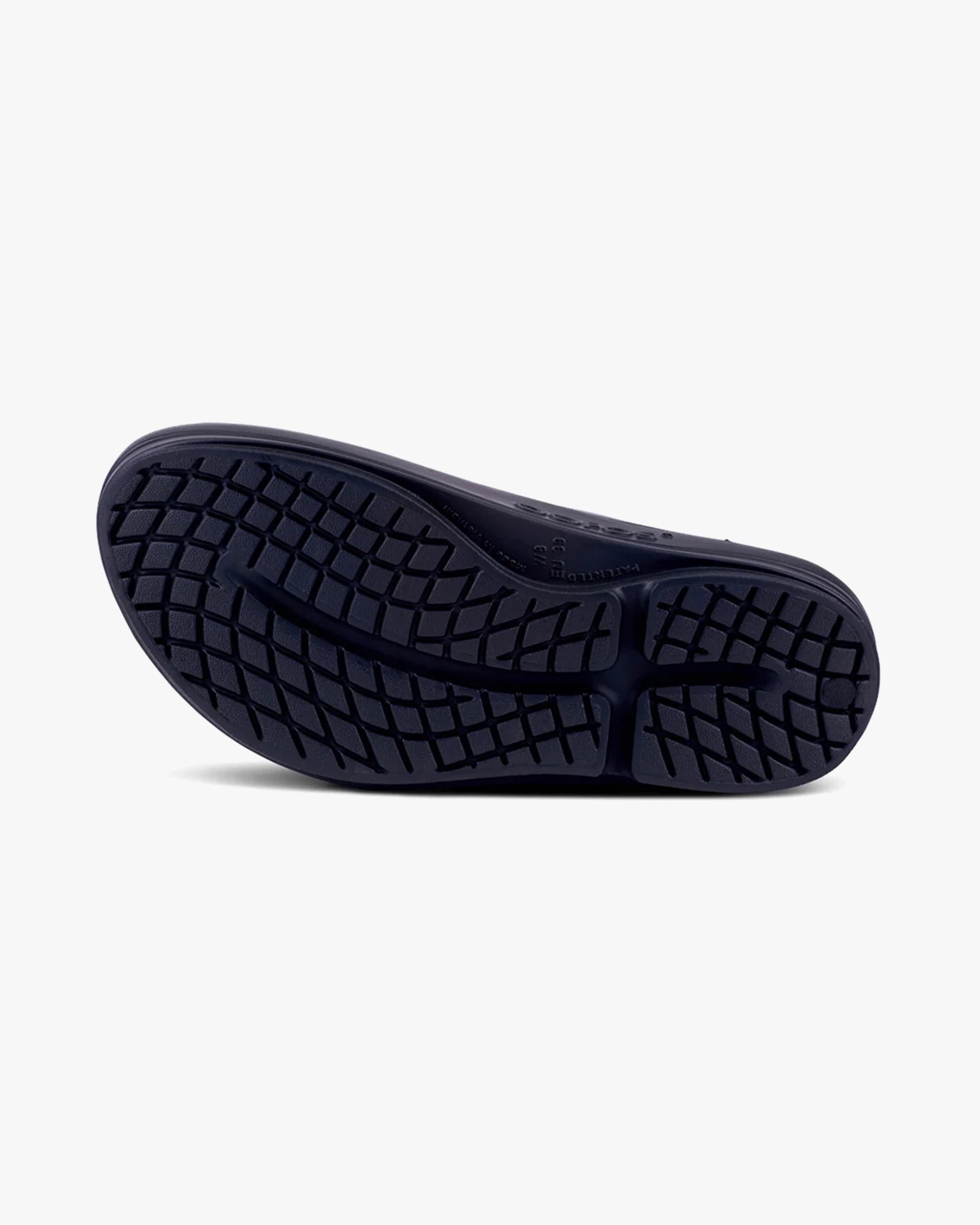 OOFOS UNISEX OOMEGA THONG  SANDALS - BLACK