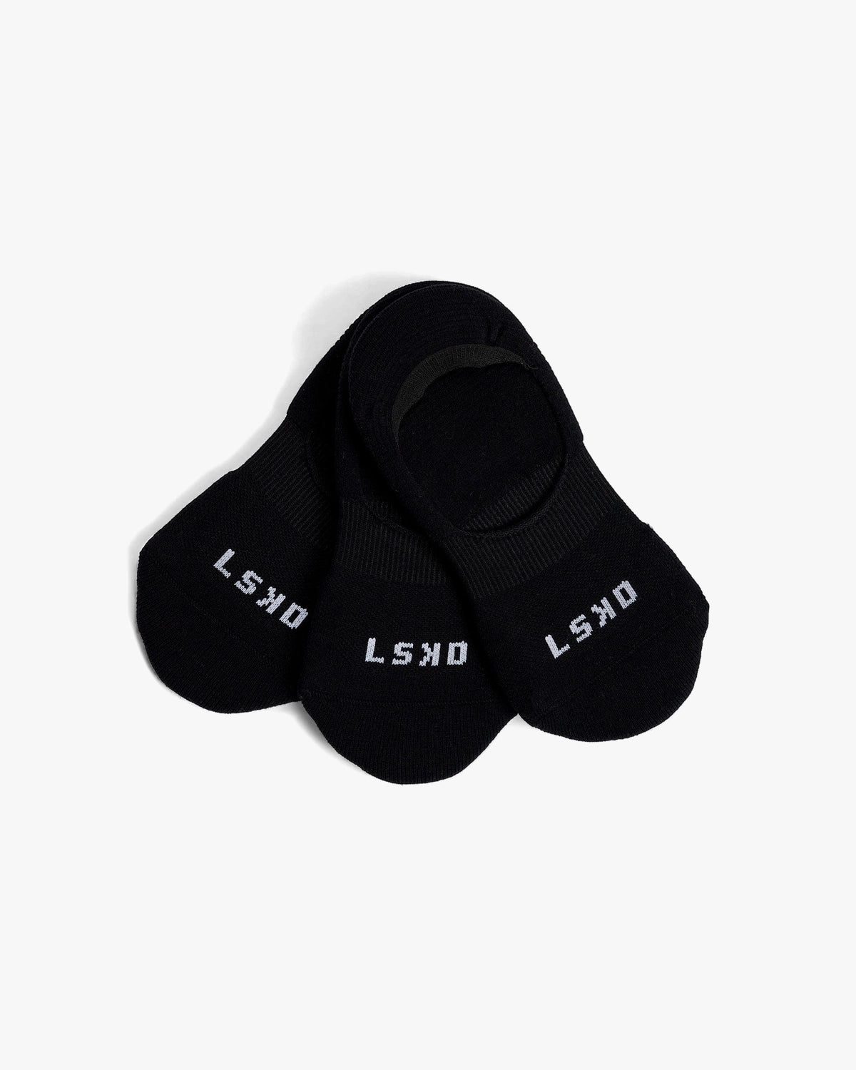 PERFORMANCE NO SHOW SOCKS 3 PACK BLACK