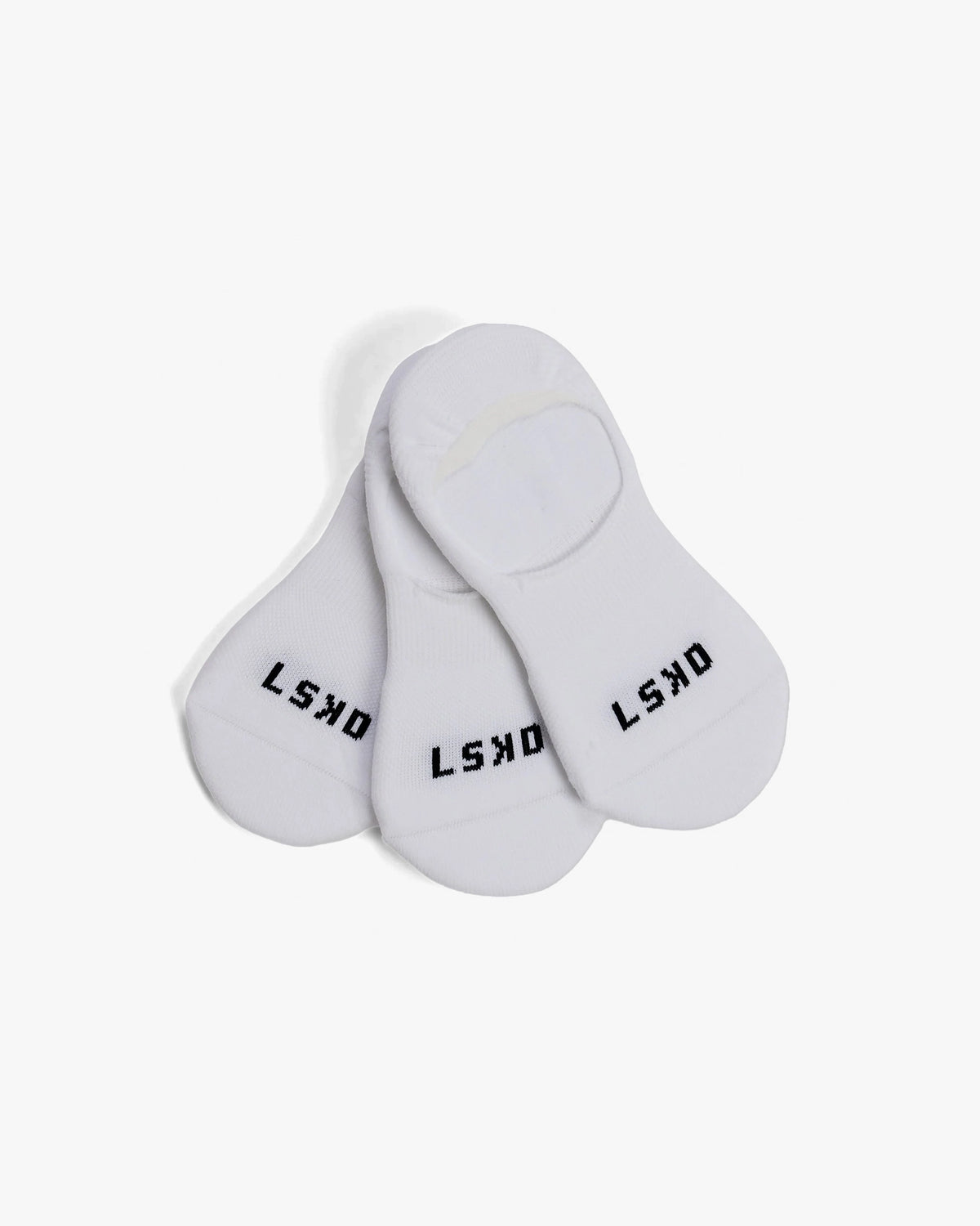 PERFORMANCE NO SHOW SOCKS 3 PACK WHITE
