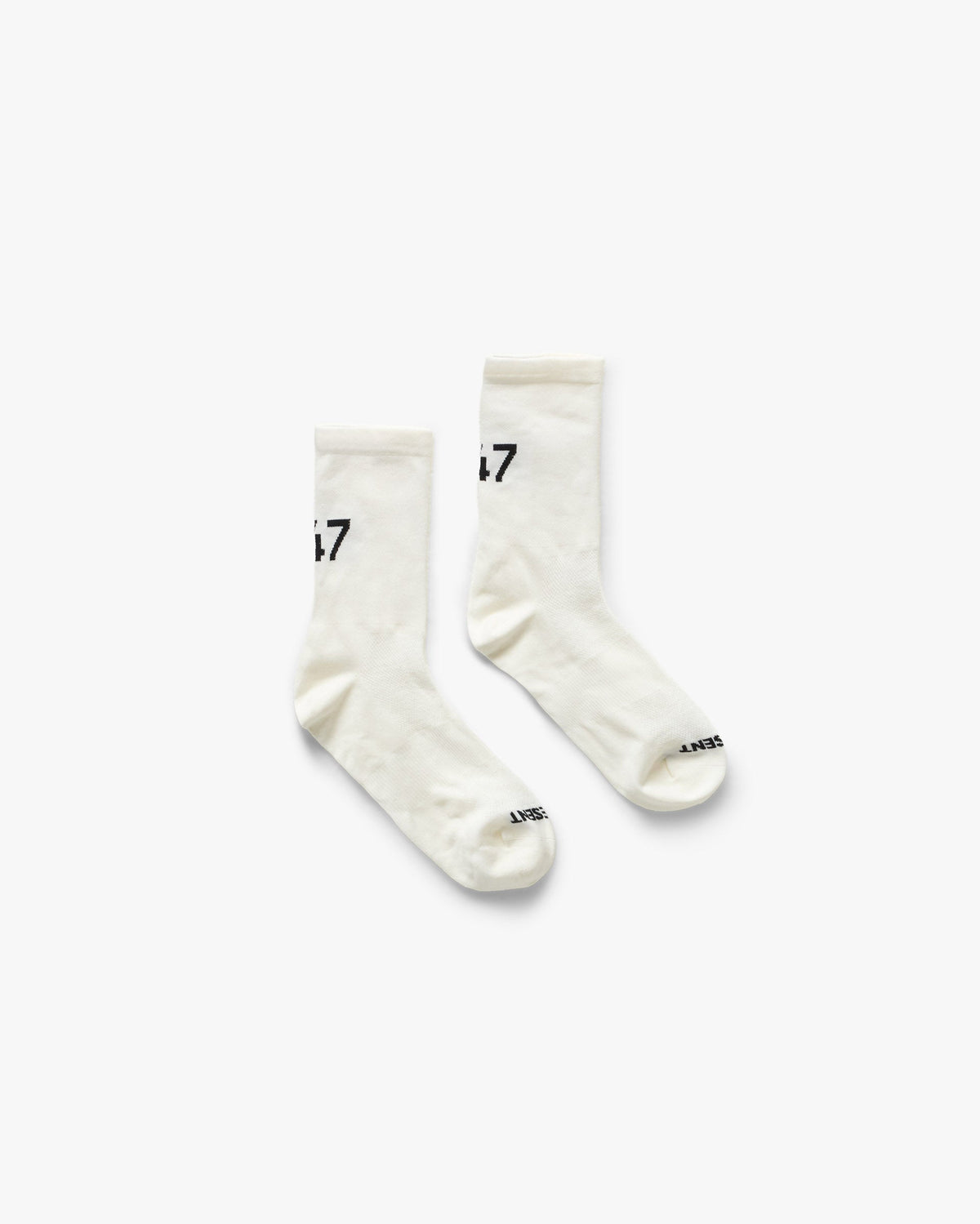 247 Numbers Socks - Flat White - Image 1