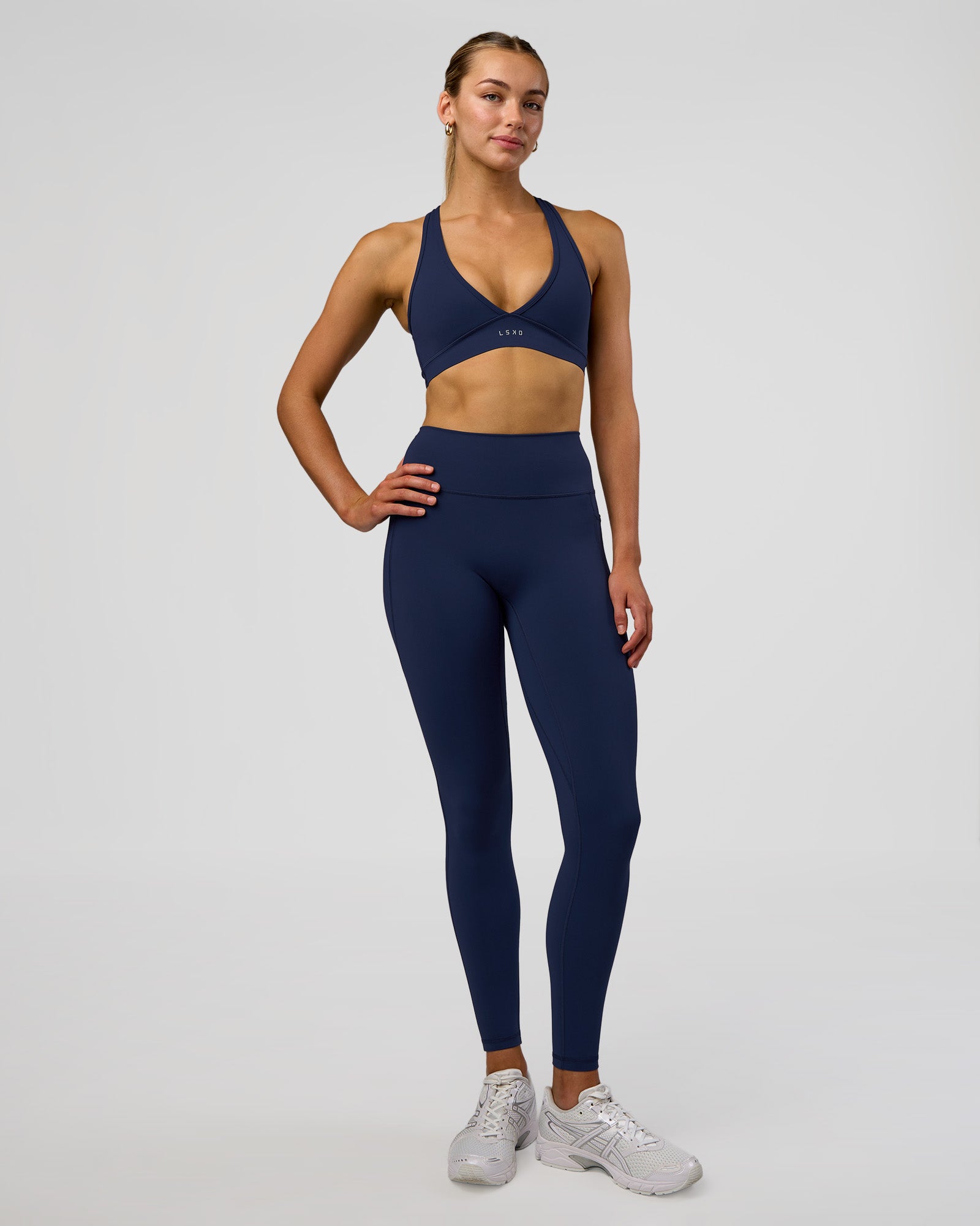 LSKD FUSION ULTRA HIGH-RISE FULL LENGTH LEGGING POCKETS - FUTURE NAVY - image 5