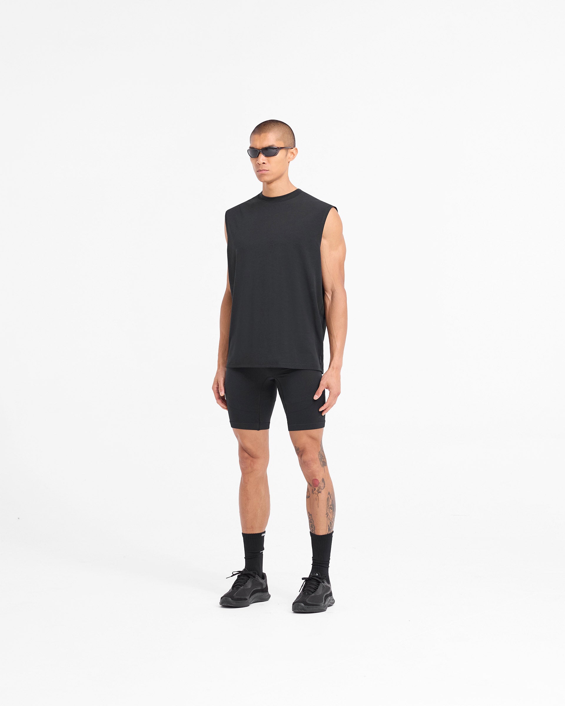 247 DNA Oversized Tank - Jet Black - Image 7