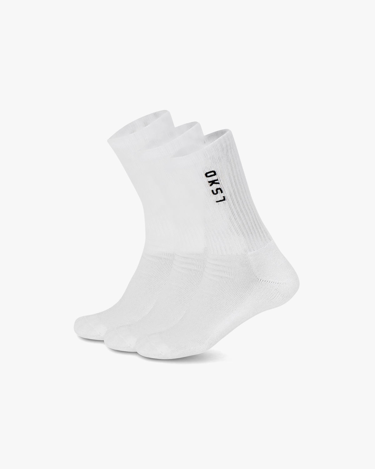 SIGNAL CREW SOCKS 3 PACK 2.0 - WHITE-BLACK