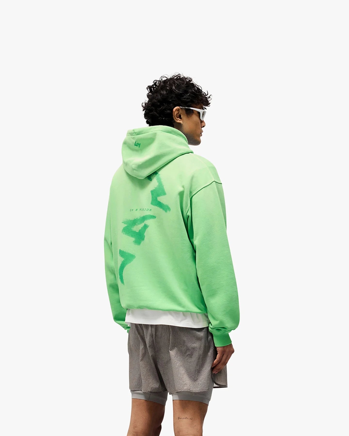 247 MOTION OVERSIZED HOOD SPEED GREEN