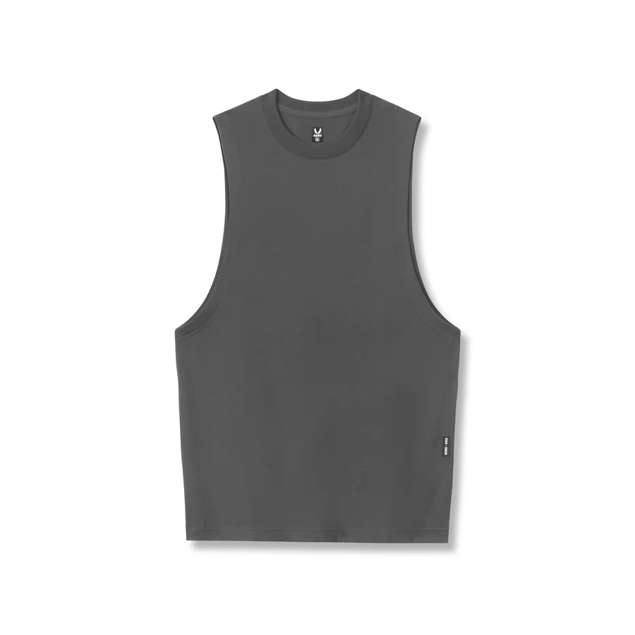 SUPIMA® MUSCLE TANK-SPACE GREY