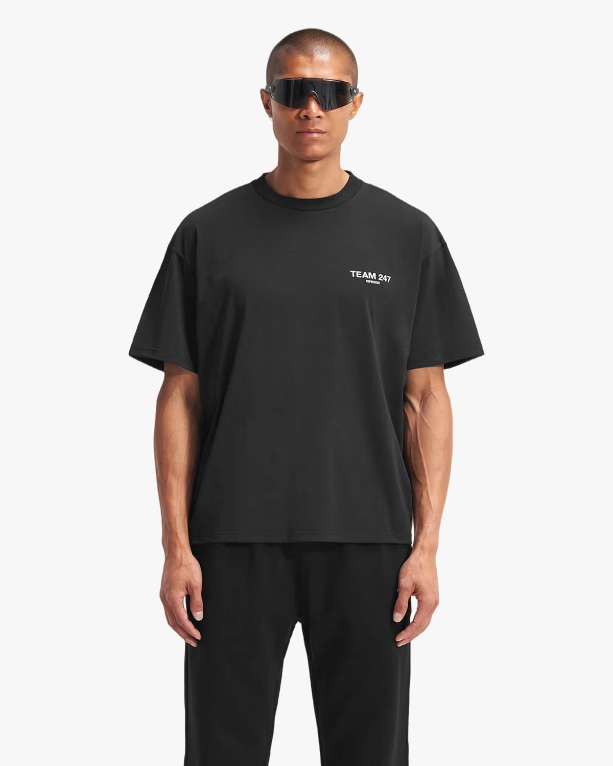TEAM 247 OVERSIZED  T-SHIRT BLACK