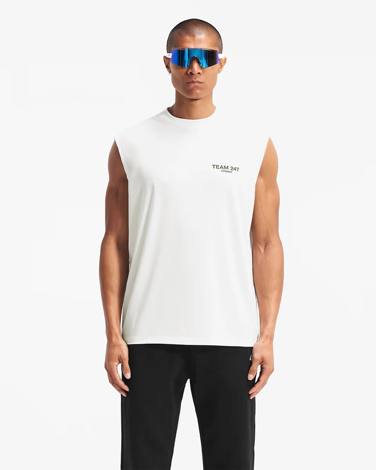 TEAM 247 OVERSIZED TANK WHITE