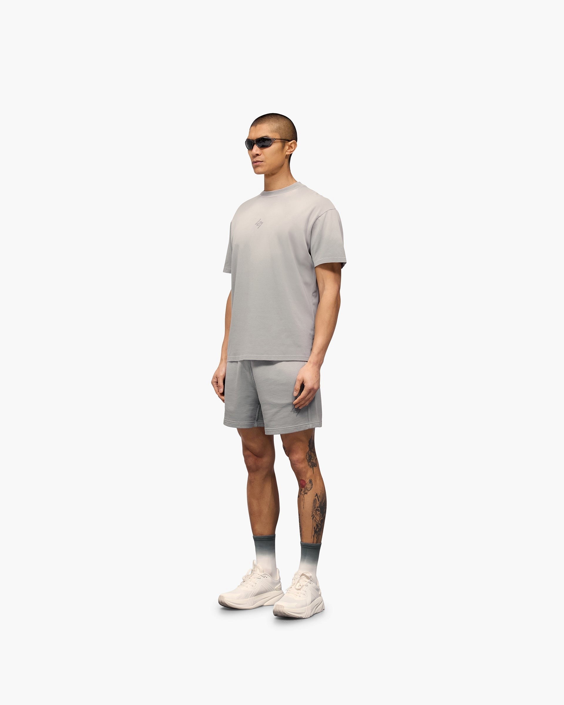 247 MOTION OVERSIZED TEE TITANIUM