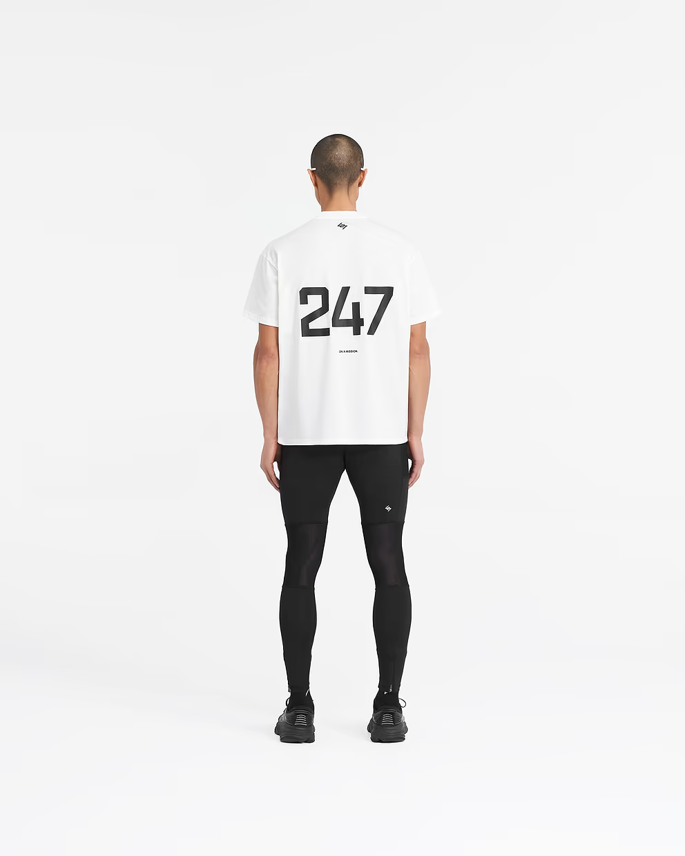 247 OVERSIZED T-SHIRT FLAT WHITE
