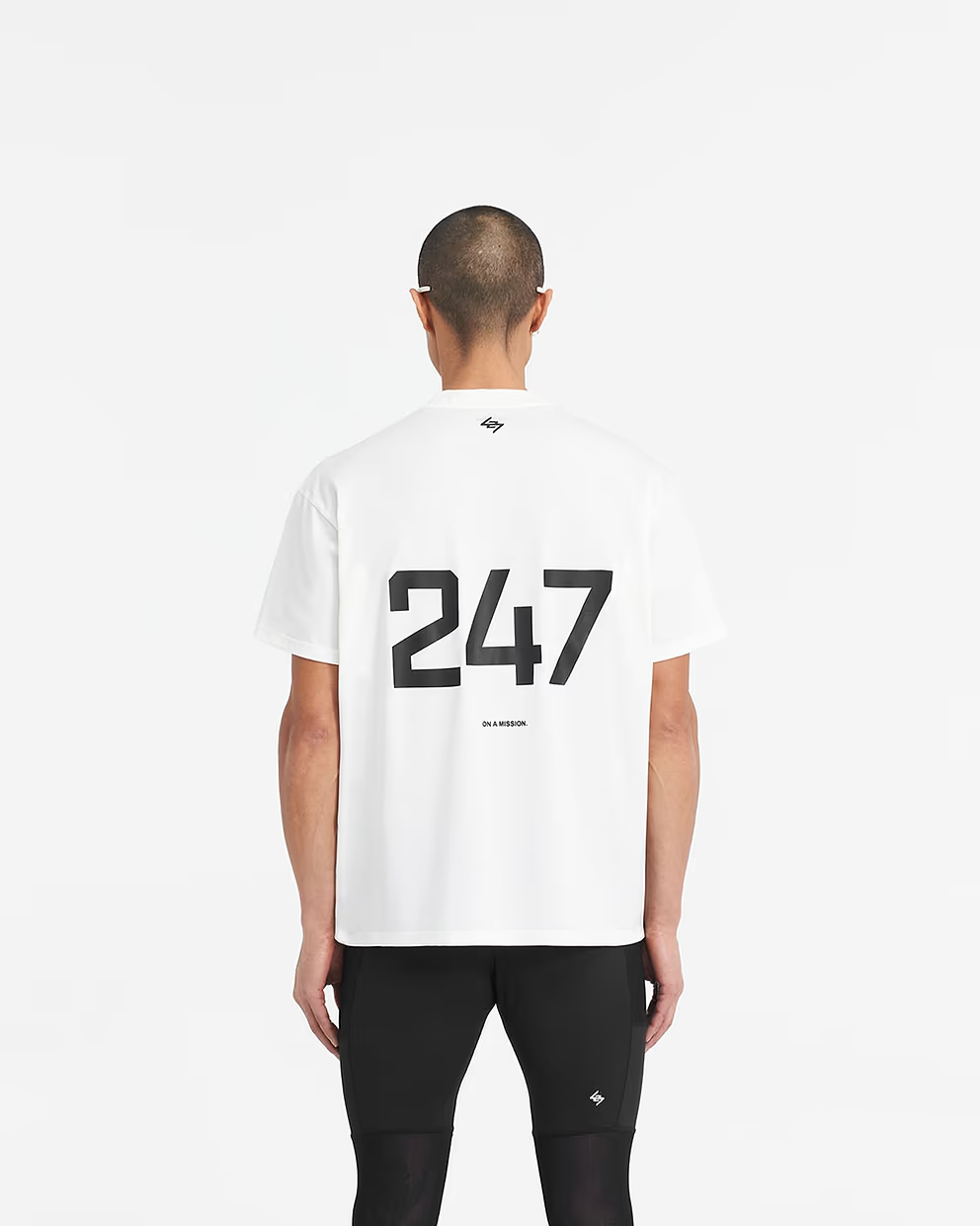 247 OVERSIZED T-SHIRT FLAT WHITE