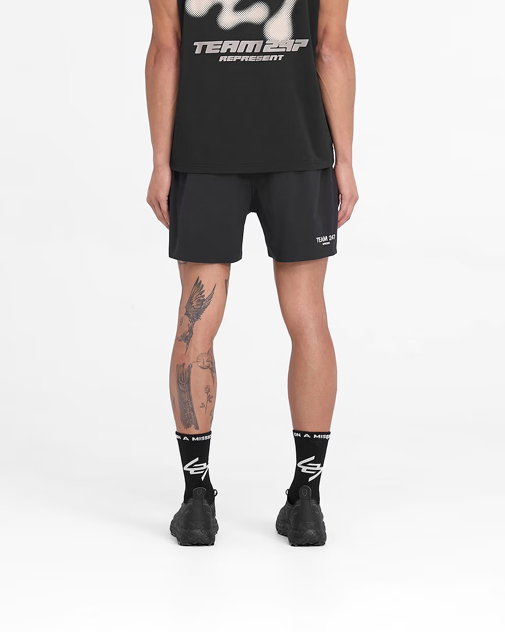 247 FUSED SHORTS BLACK
