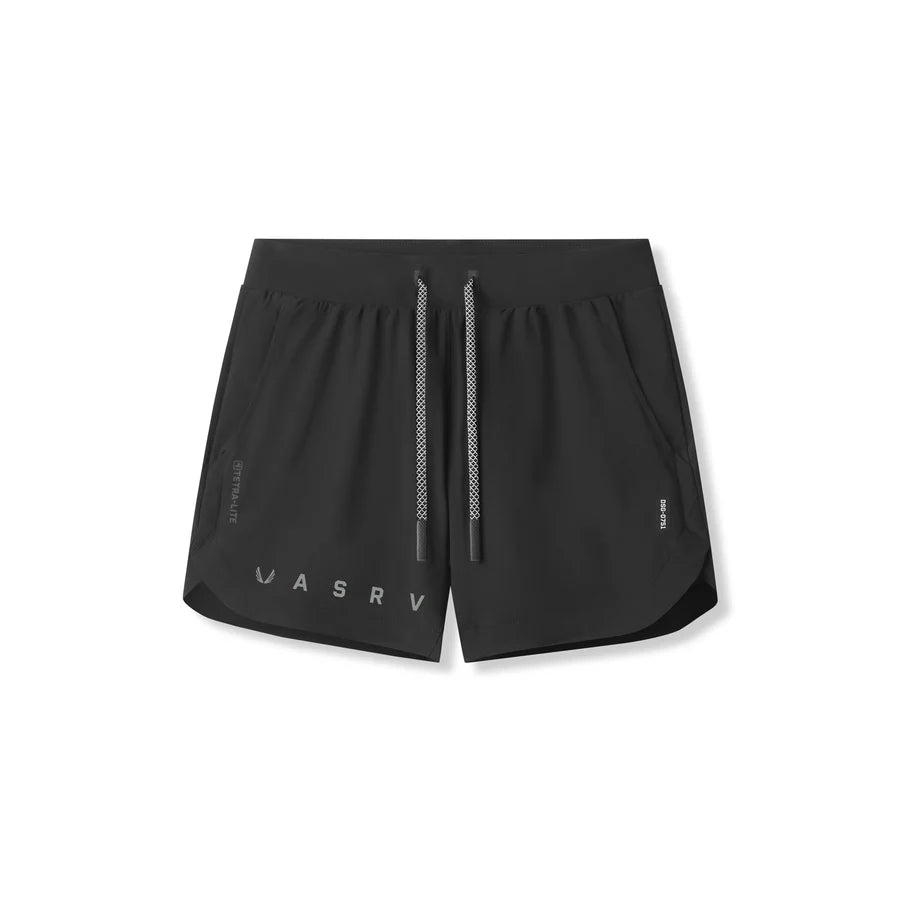 TETRA-LITE® 5" LINERLESS SHORT-BLACK "REFLECTIVE CLASSIC"