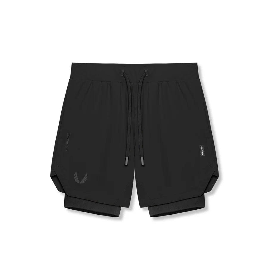 TETRA-LITE® 7" LINER SHORT-BLACK "BLACK WINGS"/BLACK