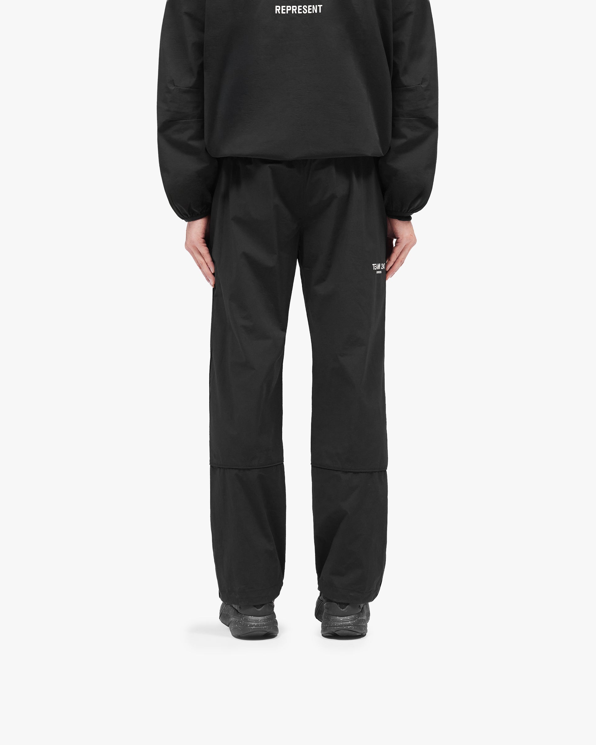 Team 247 Straight Leg Track Pant - Jet Black - Image 4