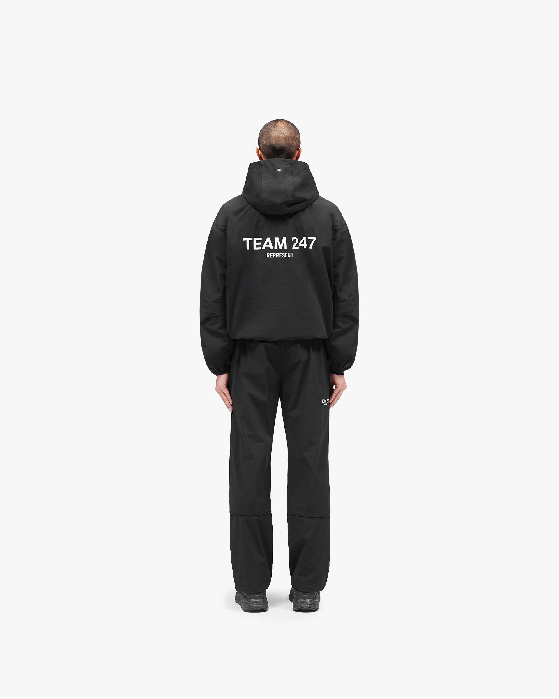 Team 247 Straight Leg Track Pant - Jet Black - Image 7