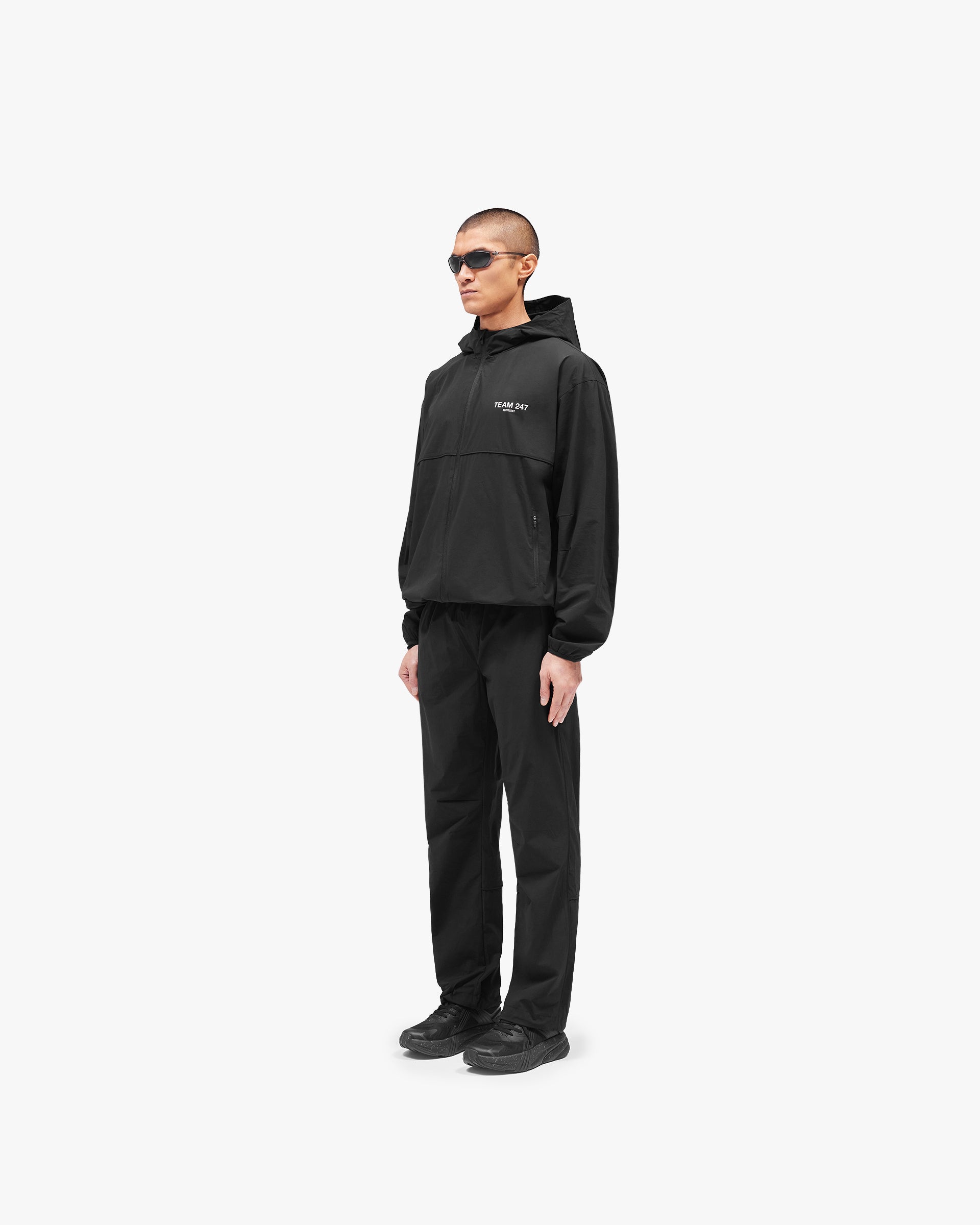 Team 247 Straight Leg Track Pant - Jet Black - Image 6