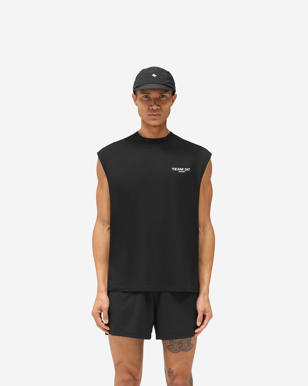247  OVERSIZED TANK JET BLACK