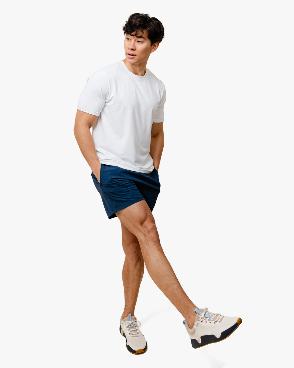 WHILE ON EARTH MEN'S RANGE TEE WHITE