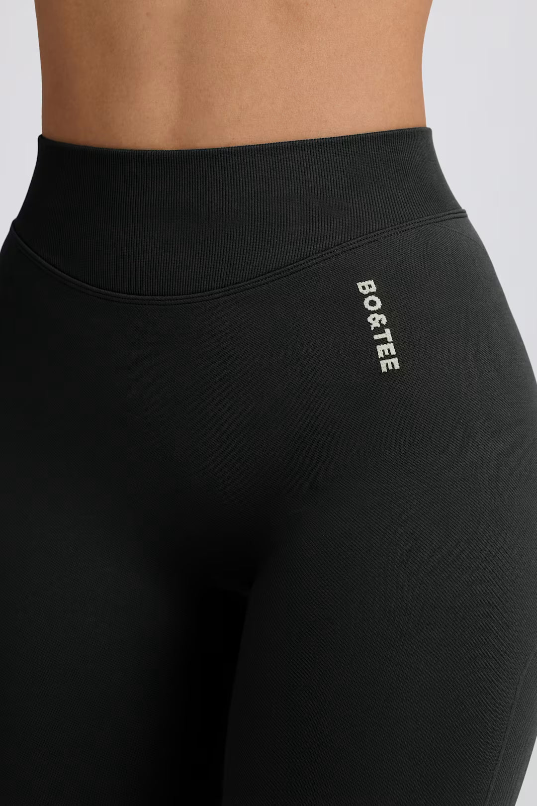 BO&TEE SUPER SCULPT SEAMLESS HIGH-WAIST LEGGINGS ASH
