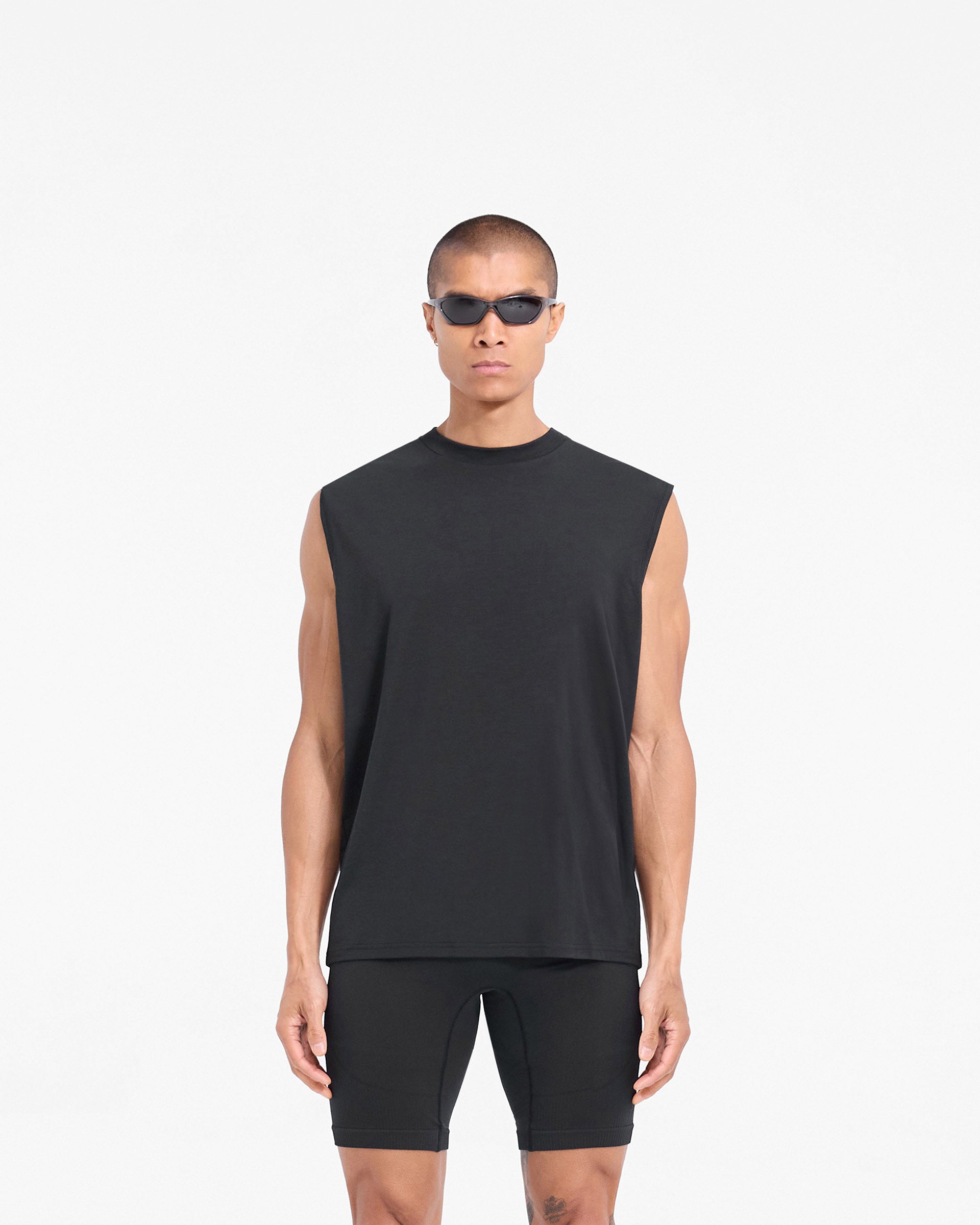 247 DNA Oversized Tank - Jet Black - Image 3