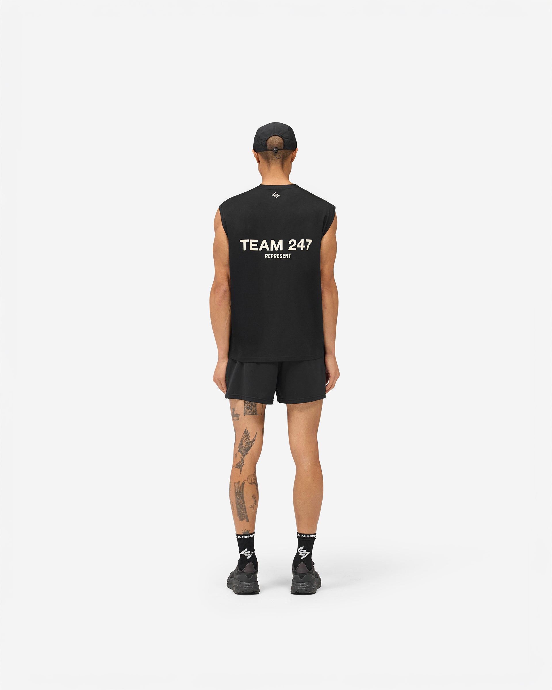 Team 247 Oversized Tank - Jet Black - Image 9
