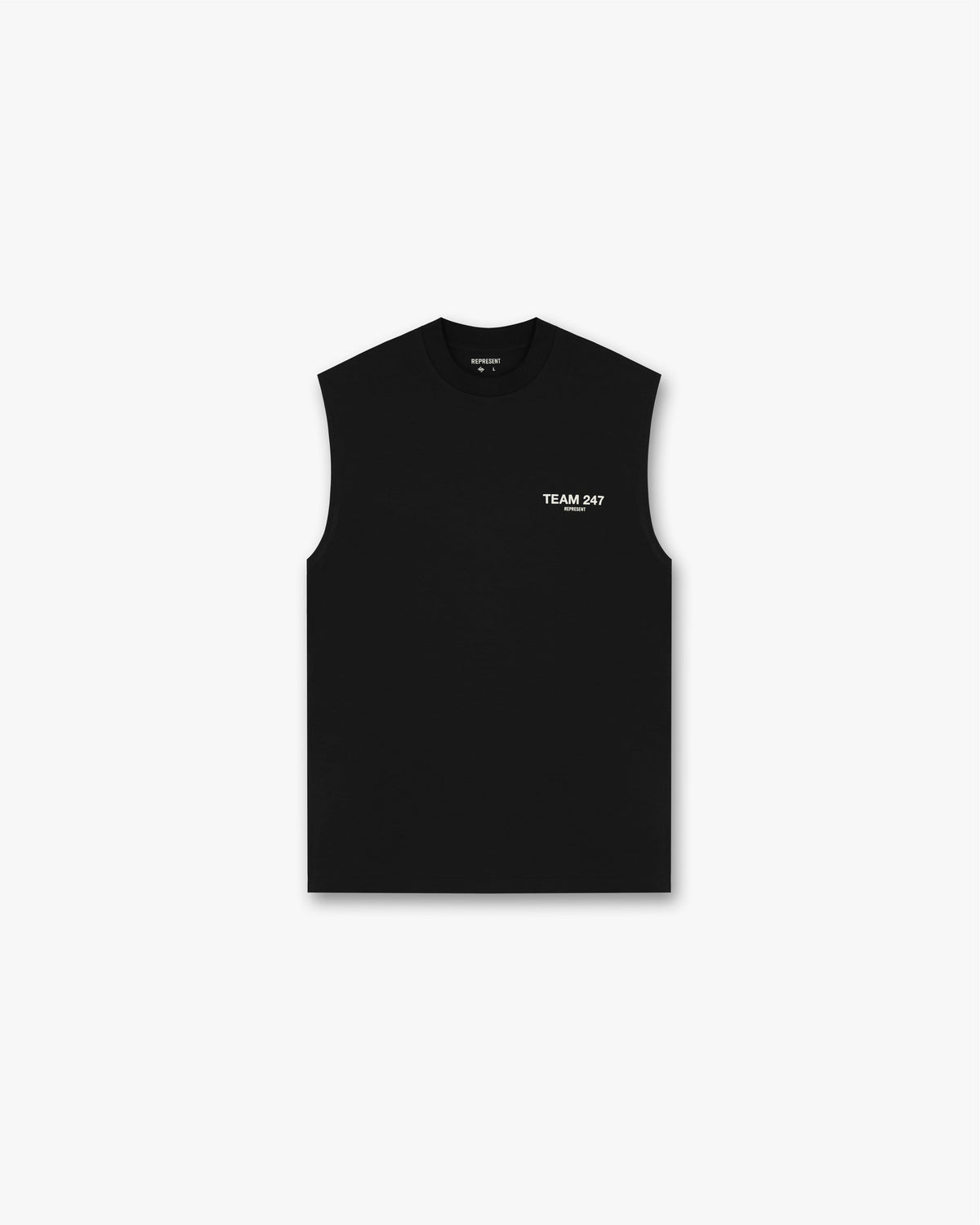 Team 247 Oversized Tank - Jet Black - Image 1