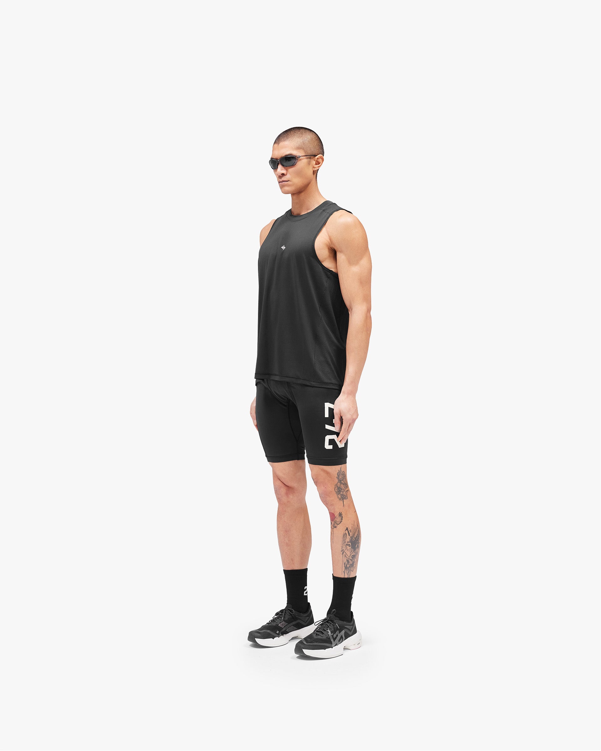247 Numbers Vest - Jet Black - Image 7