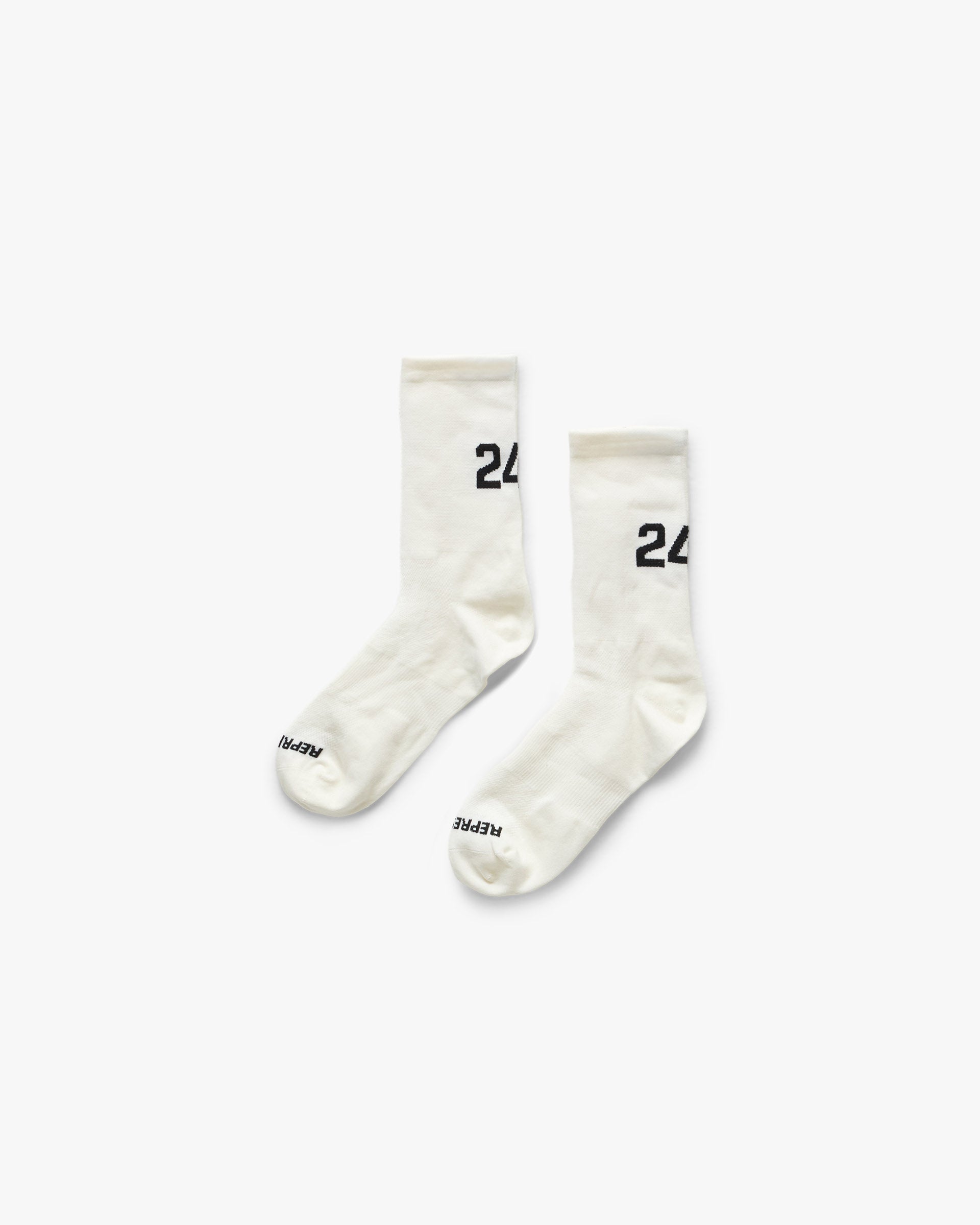 247 Numbers Socks - Flat White - Image 2