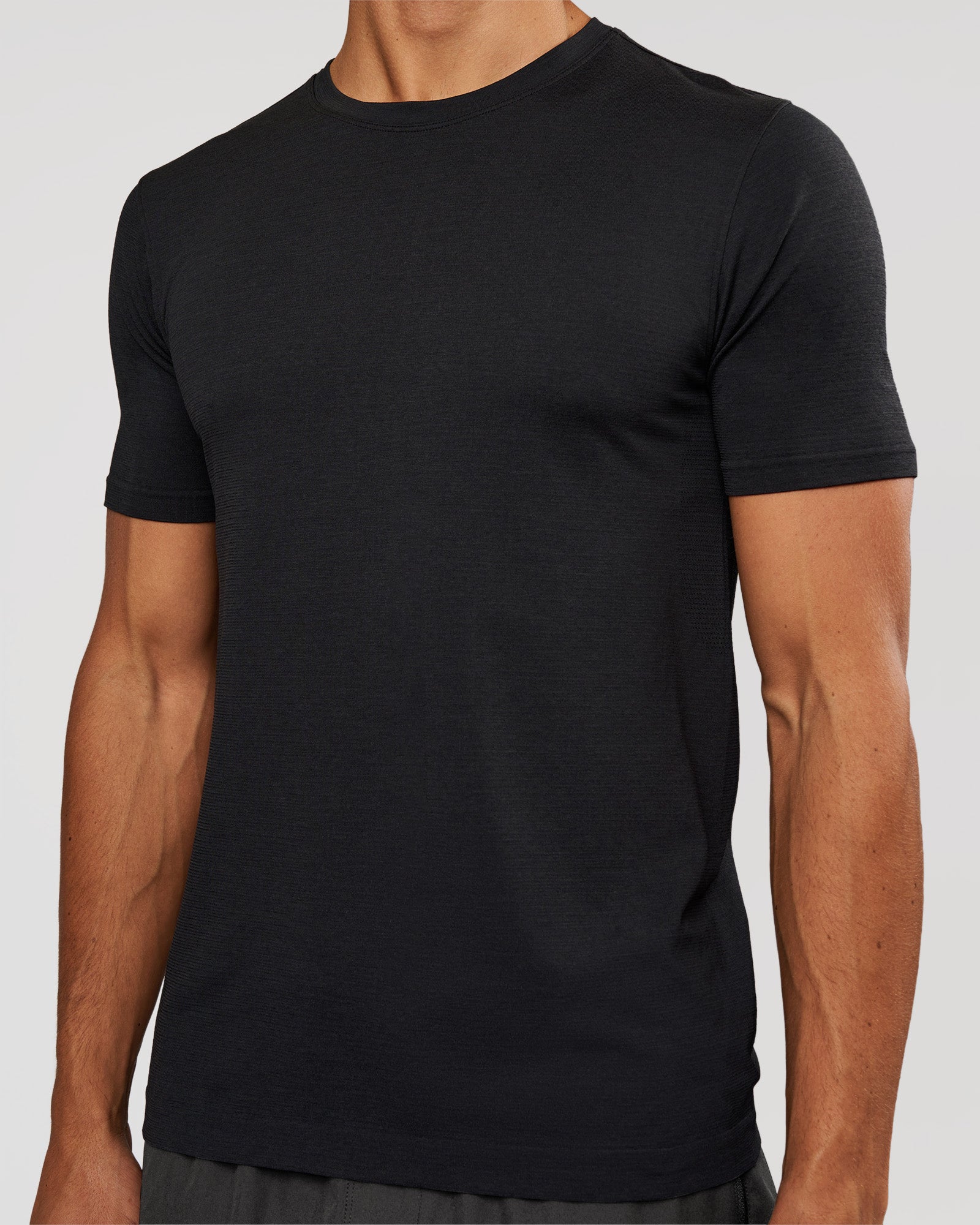 LSKD AEROFLX+ SEAMLESS SET IN TEE - BLACK MARL - image 2
