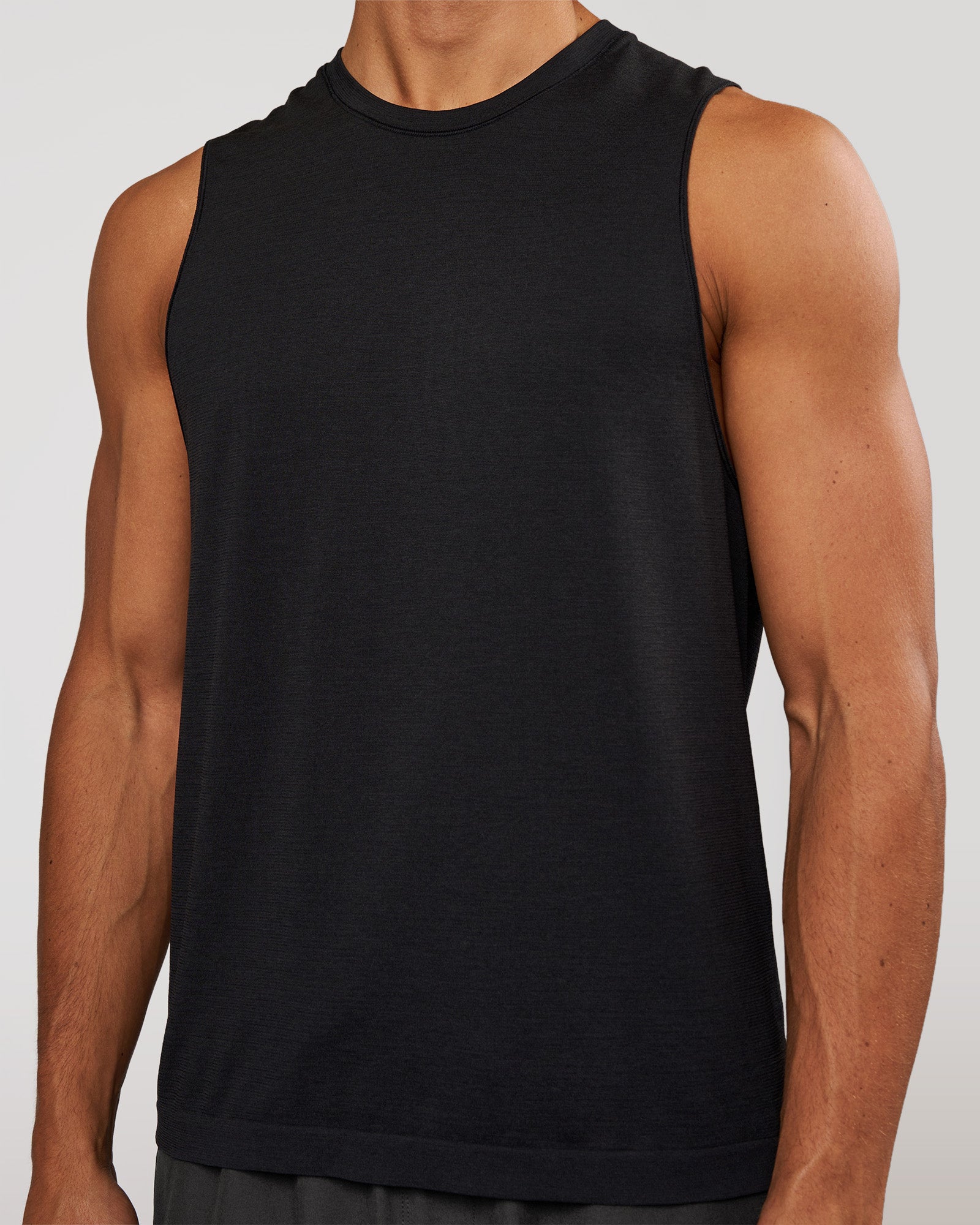 LSKD AEROFLX+ SEAMLESS MUSCLE TANK - BLACK MARL - image 3