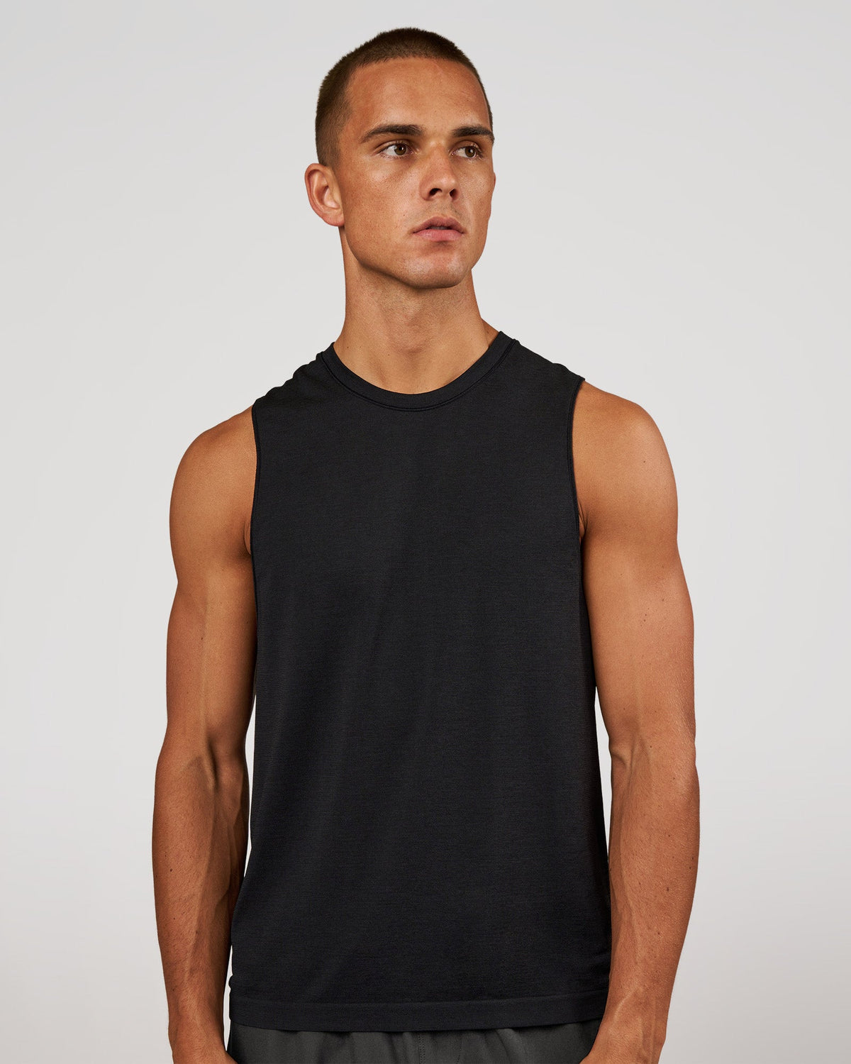 LSKD AEROFLX+ SEAMLESS MUSCLE TANK - BLACK MARL - image 1
