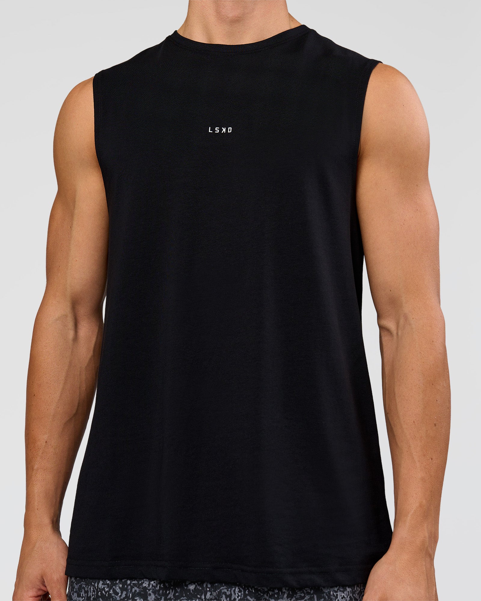 LSKD BASE FLXCOTTON TANK - BLACK - image 1