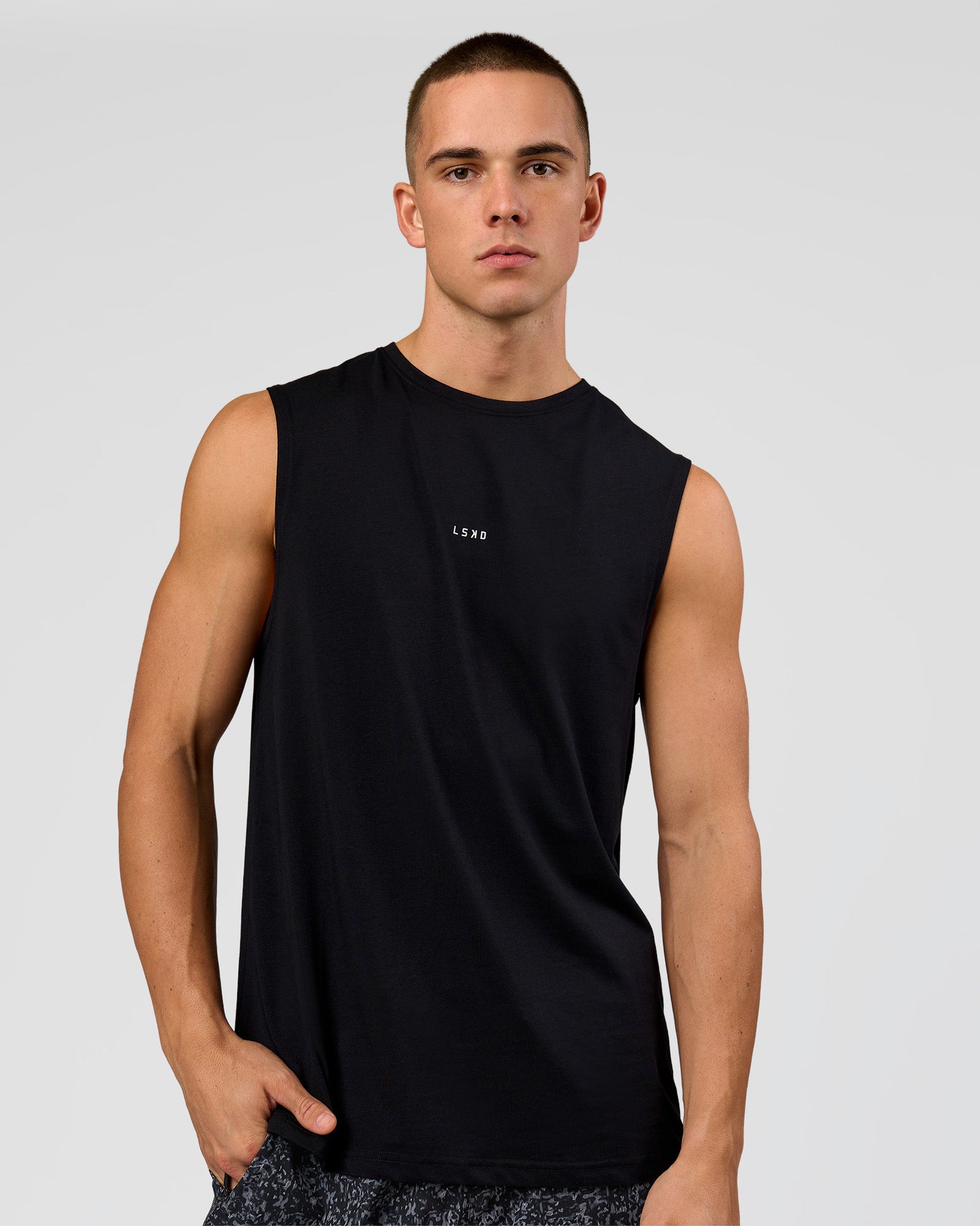 LSKD BASE FLXCOTTON TANK - BLACK - image 3