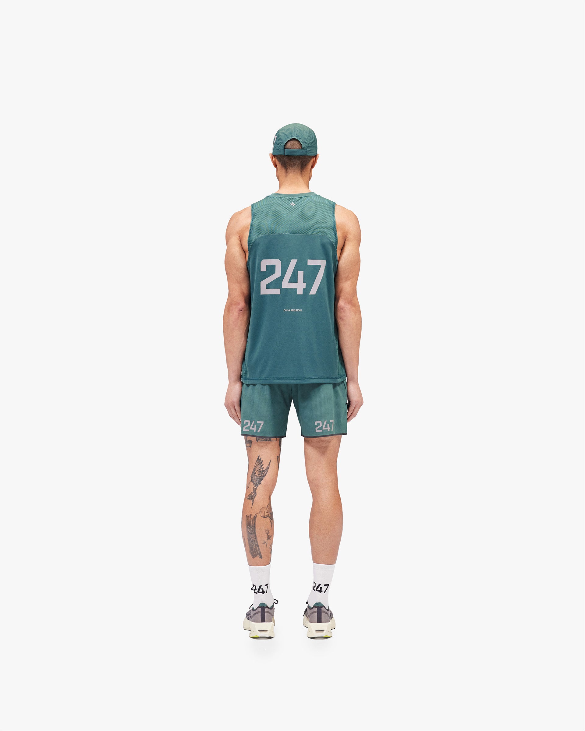 247 Numbers Vest - Teal - Image 7
